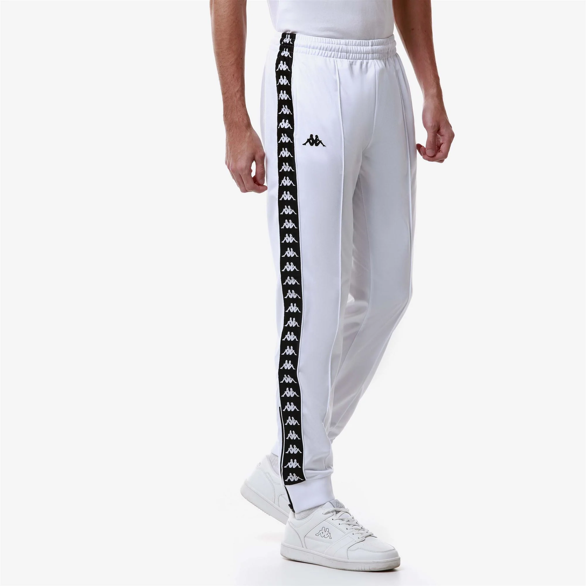 222 BANDA    RASTORIA SLIM - Pants - Sport Trousers - Man - White-Black-White-Black - Image 4