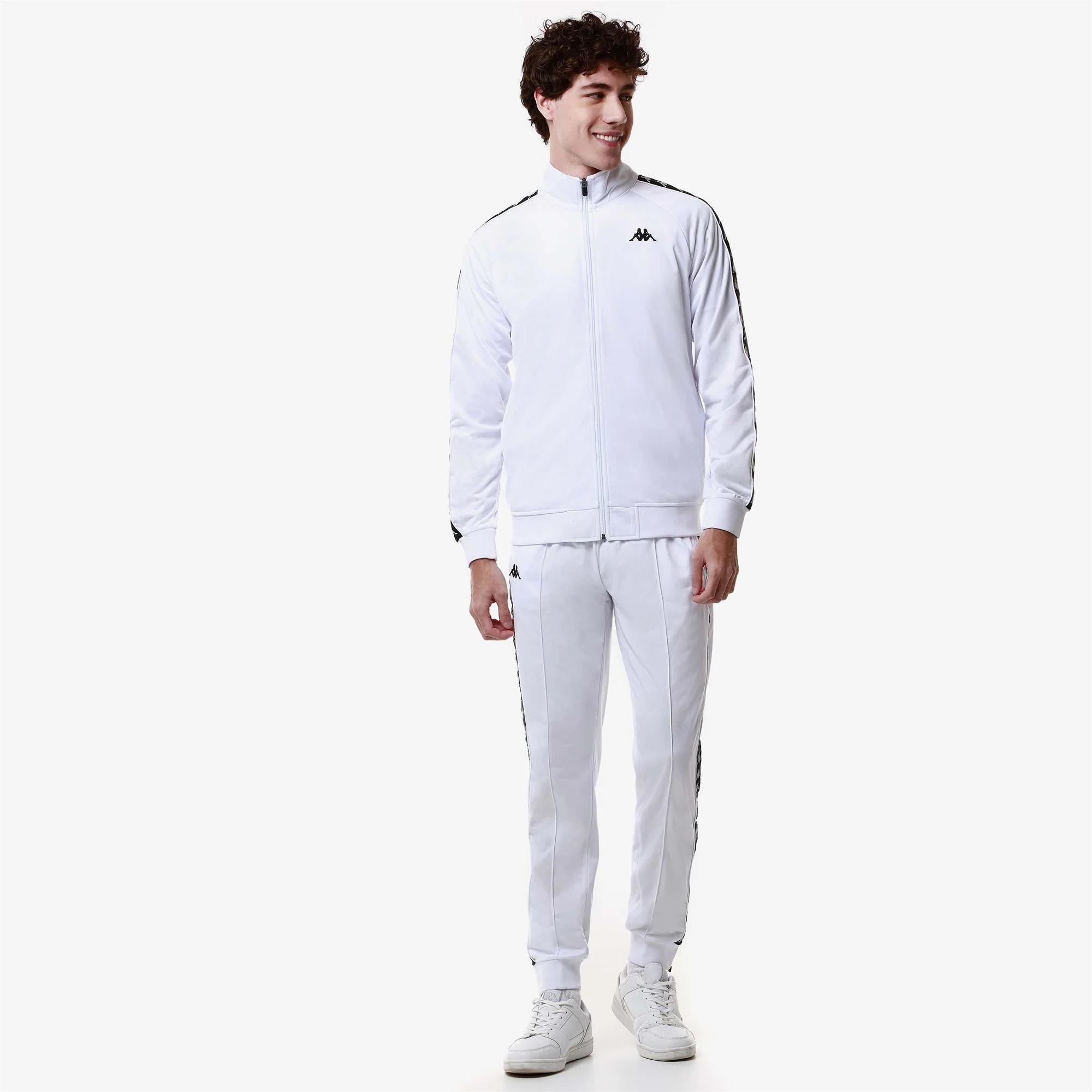 222 BANDA    RASTORIA SLIM - Pants - Sport Trousers - Man - White-Black-White-Black - Image 6