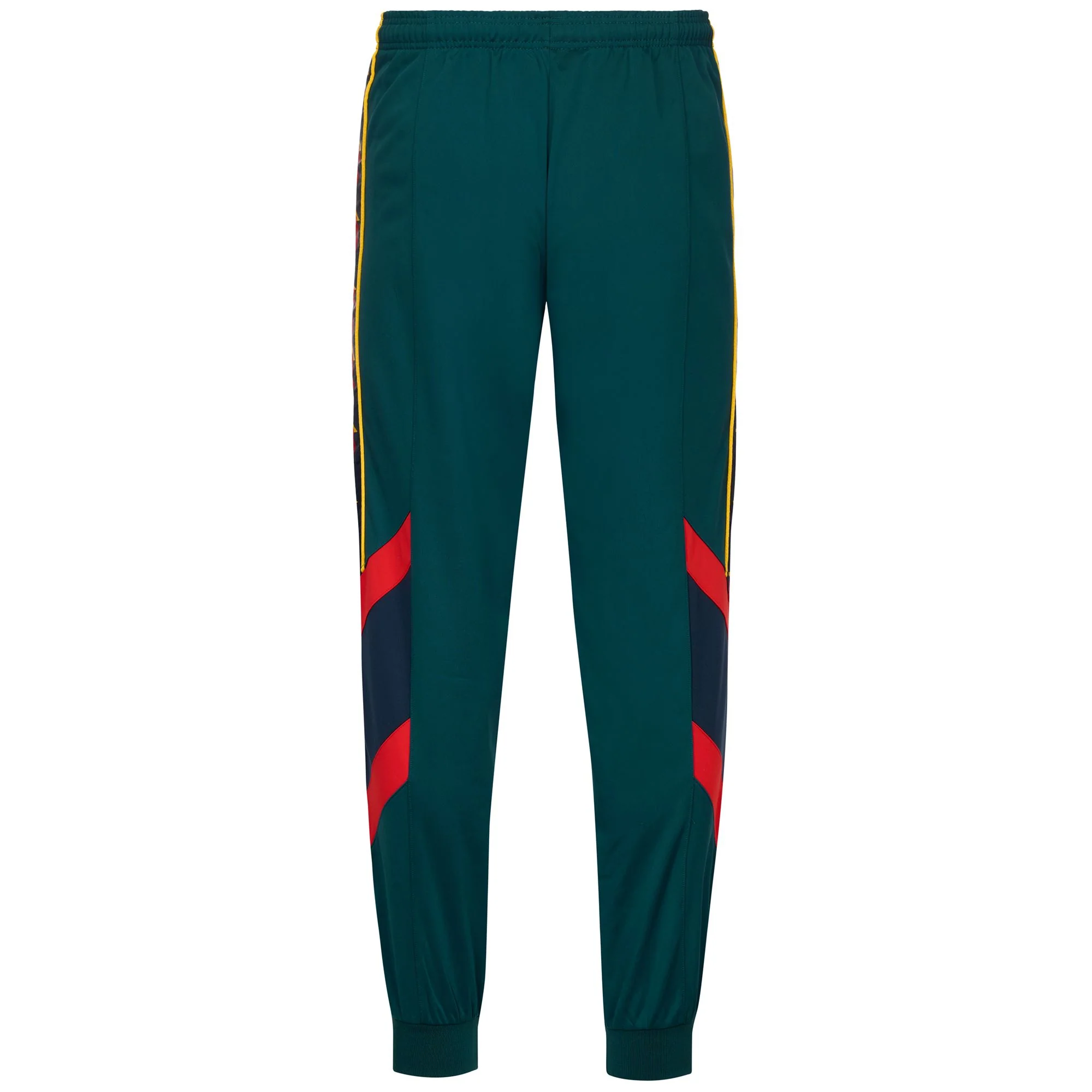 AMBETY GENOA - Pants - Sport Trousers - Man - Green Petrol-Red Blaze-Blue Dk-Yellow Dandelion - Image 3