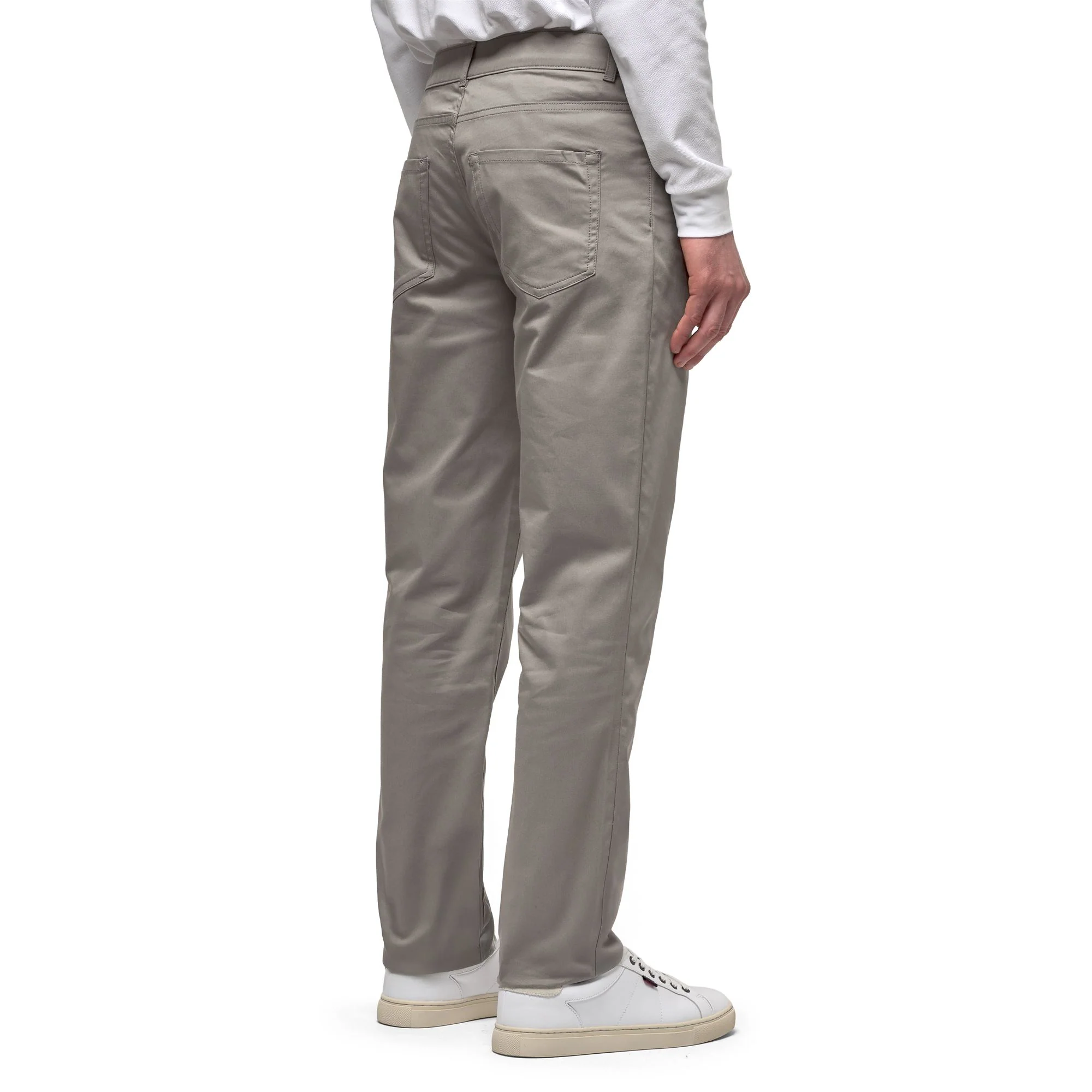 JORMAN COMFORT GABARDINE - Pants - 5 Pockets - Man - Brown Lt  Walnut - Image 5