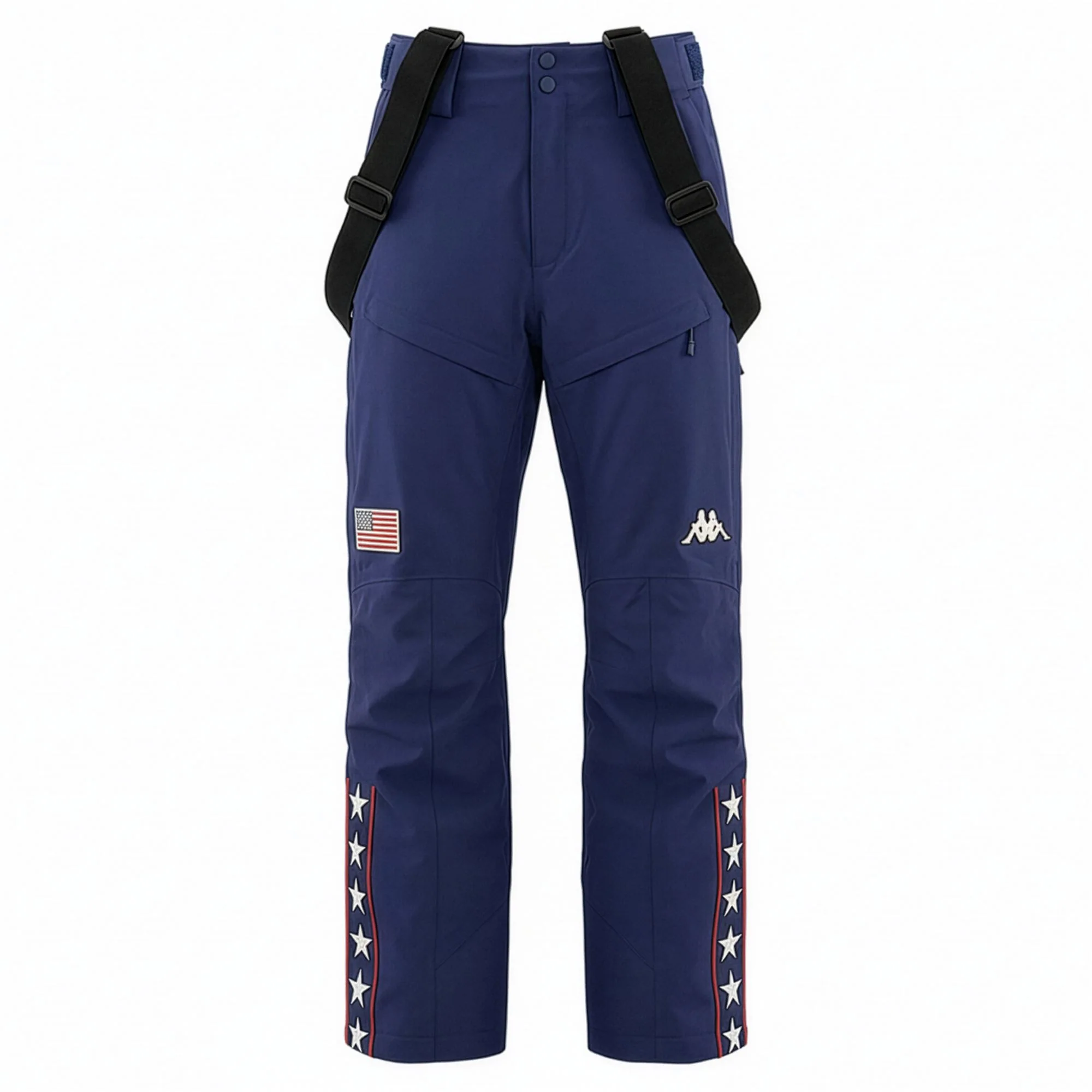 6CENTO   626B HZ USA - Pants - Sport Trousers - Unisex - Blue Cavern