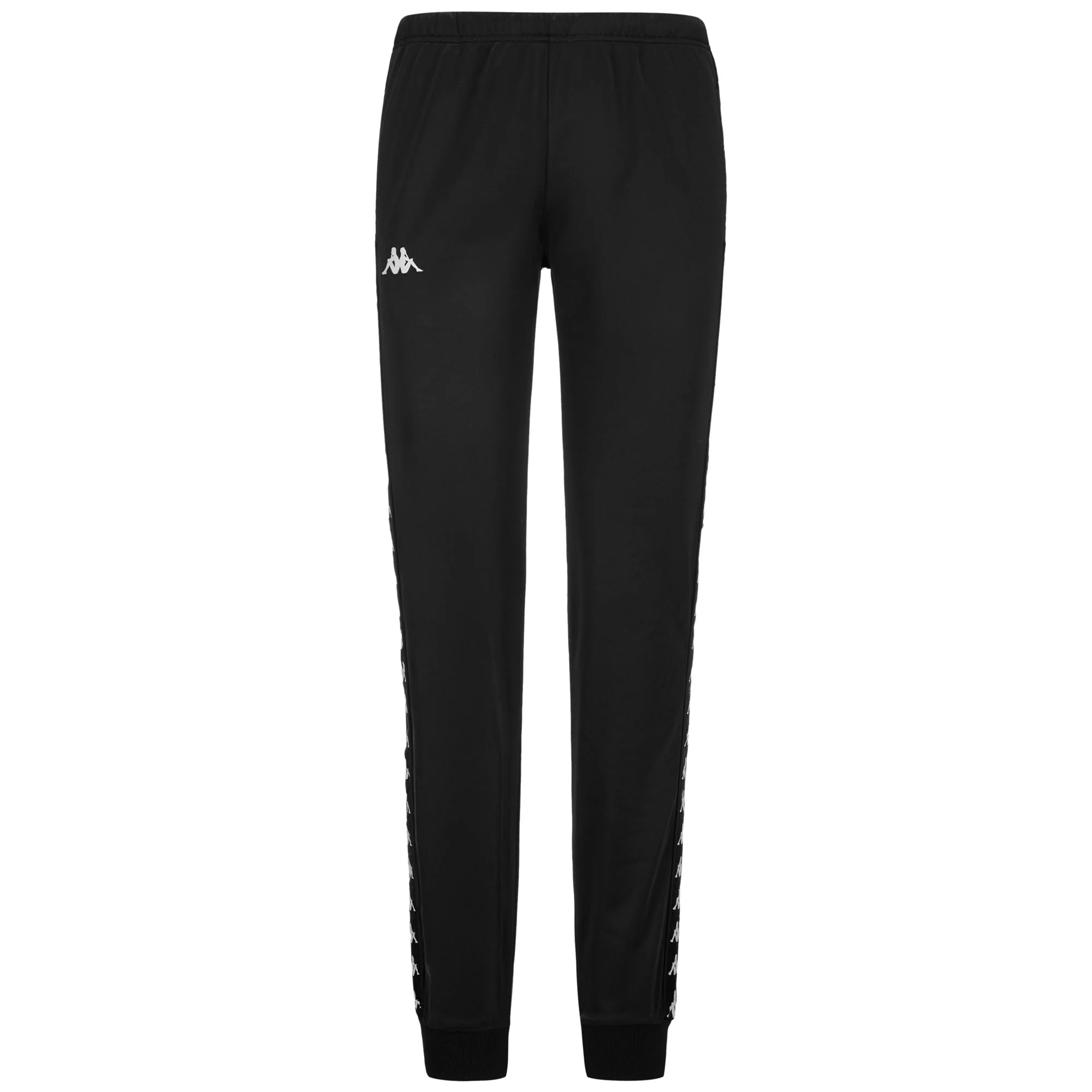 222 BANDA    WRASTORIA SLIM - Pants - Sport Trousers - Woman - Black-Black-White