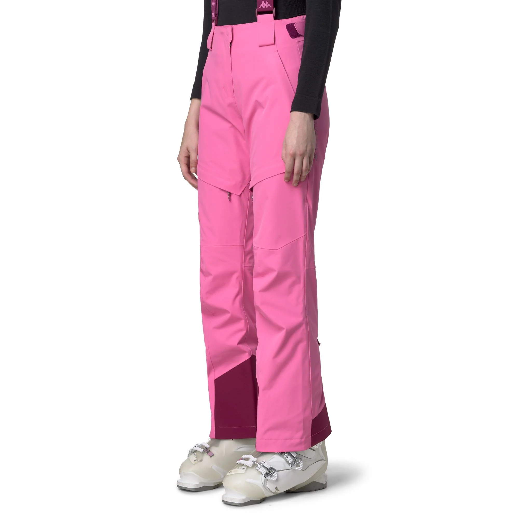6CENTO 665C - Pants - Sport Trousers - Woman - Fuchsia Lt-Red Plum - Image 5