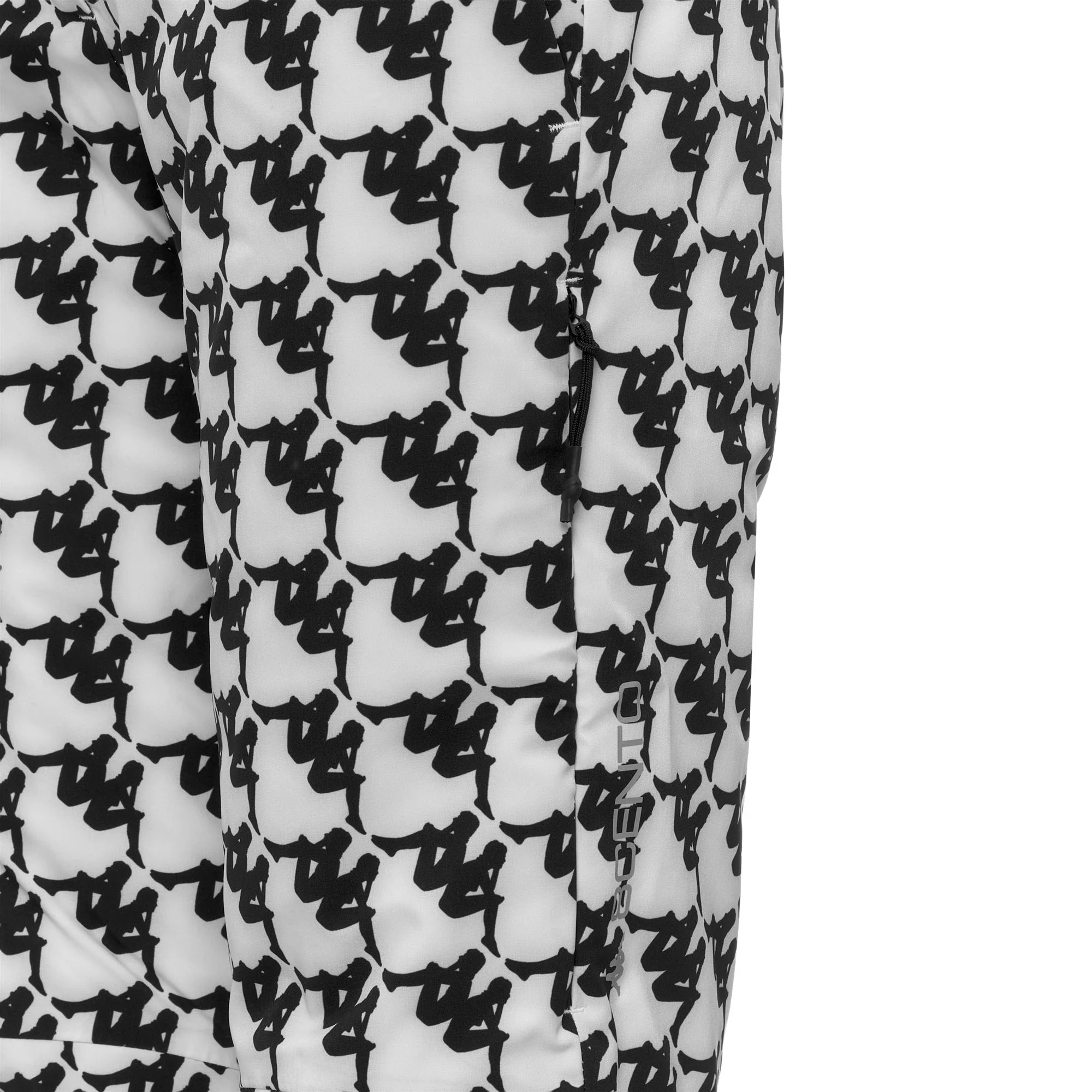 8CENTO  834G - Pants - Sport Trousers - Woman - Black-White - Image 4