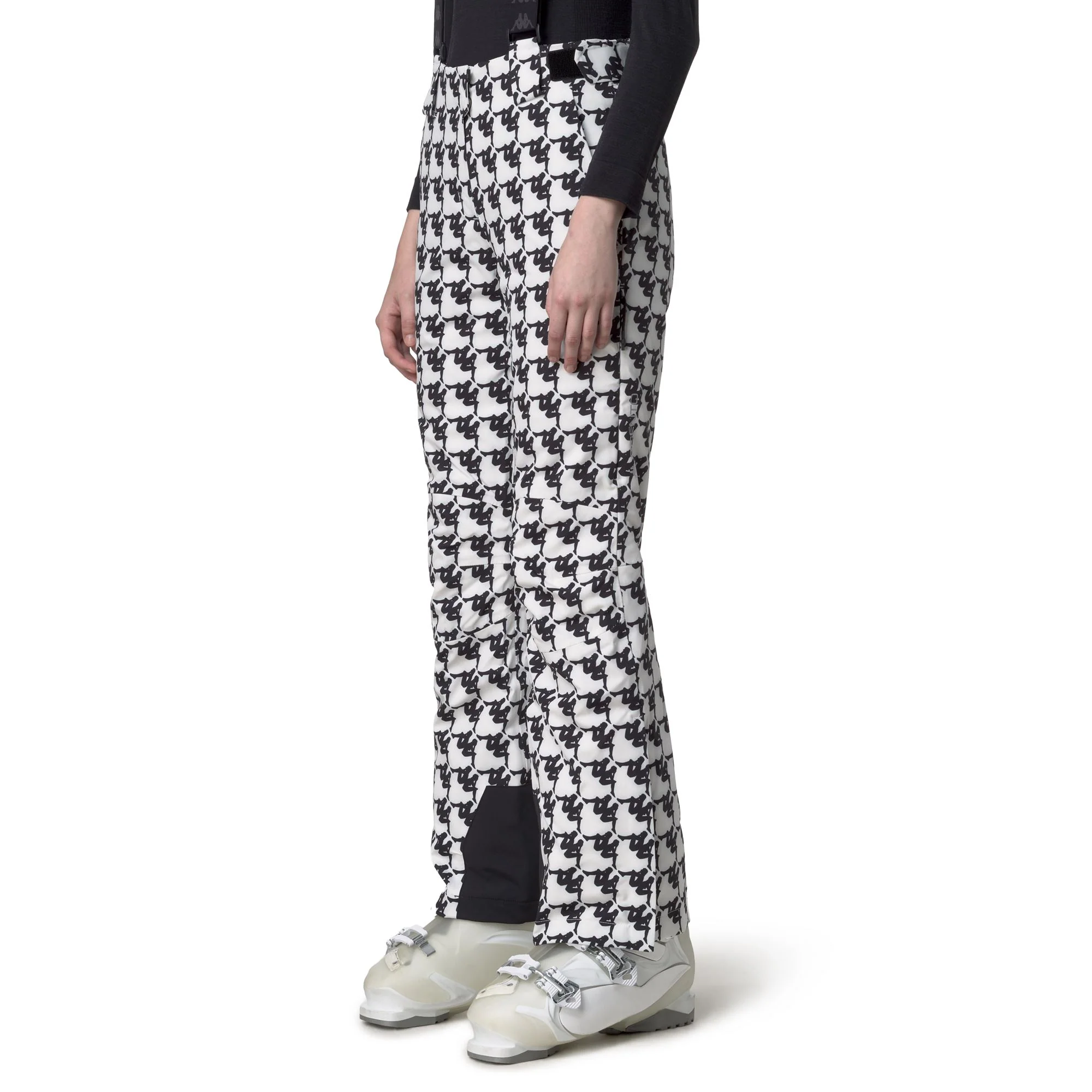 8CENTO  834G - Pants - Sport Trousers - Woman - Black-White - Image 5