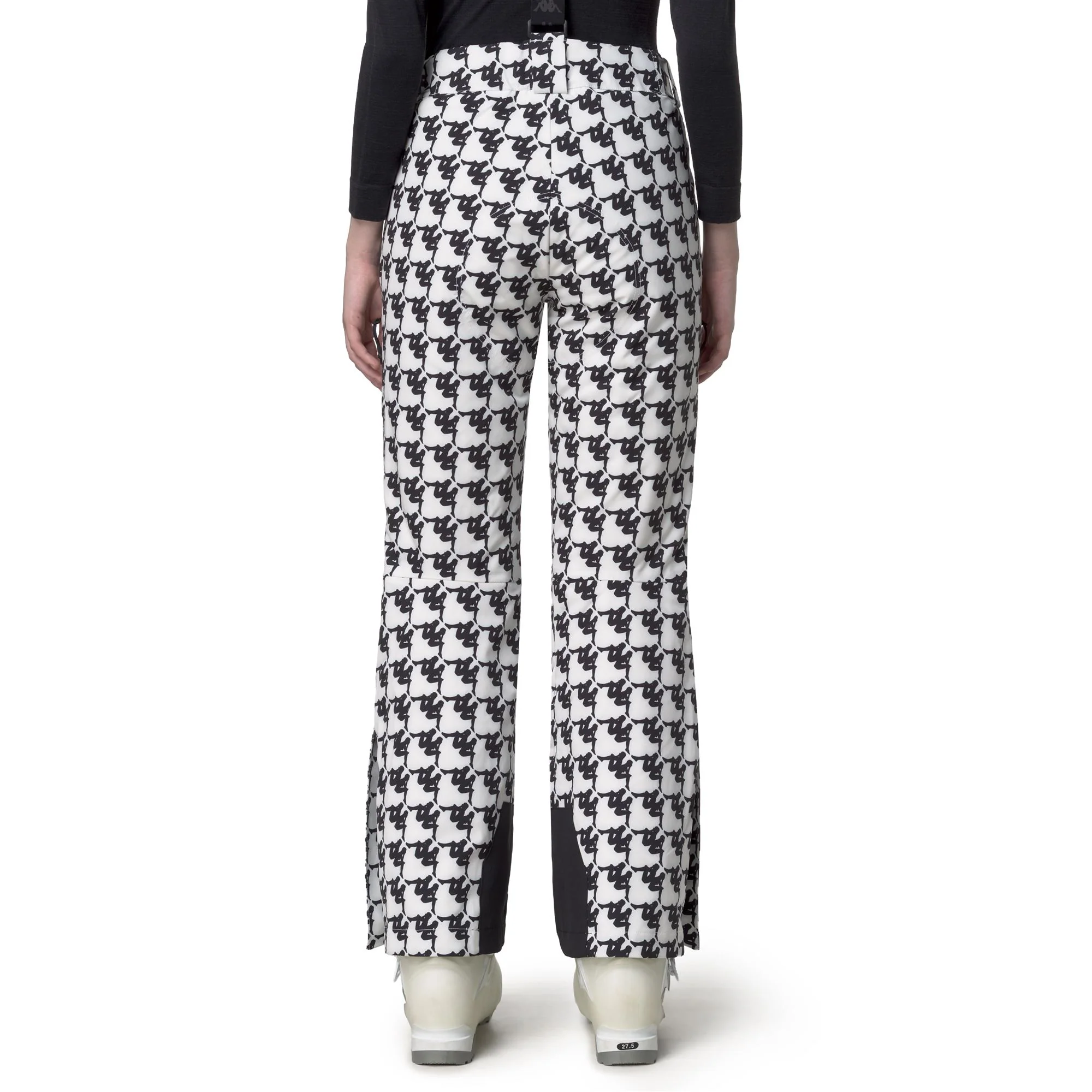 8CENTO  834G - Pants - Sport Trousers - Woman - Black-White - Image 6