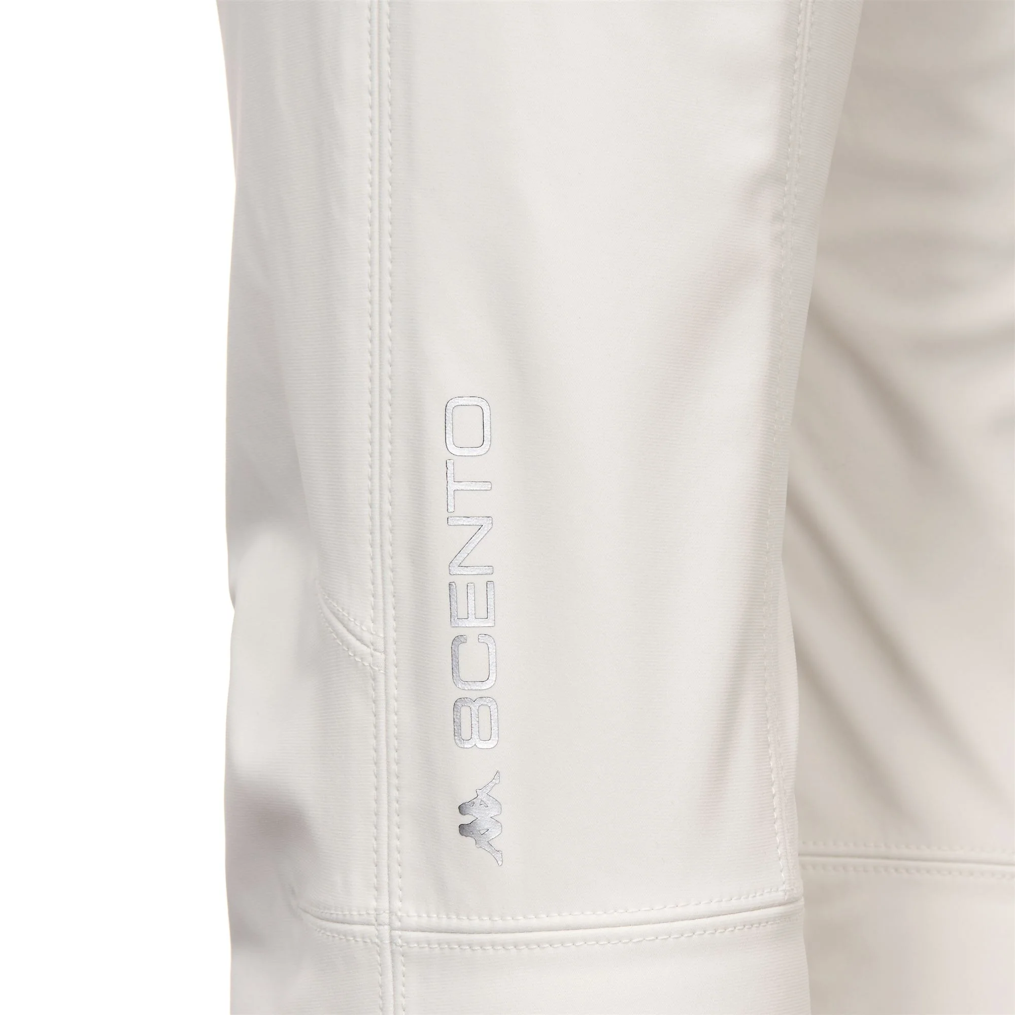 8CENTO  846 - Pants - Sport Trousers - Woman - White Coconut-Black - Image 4