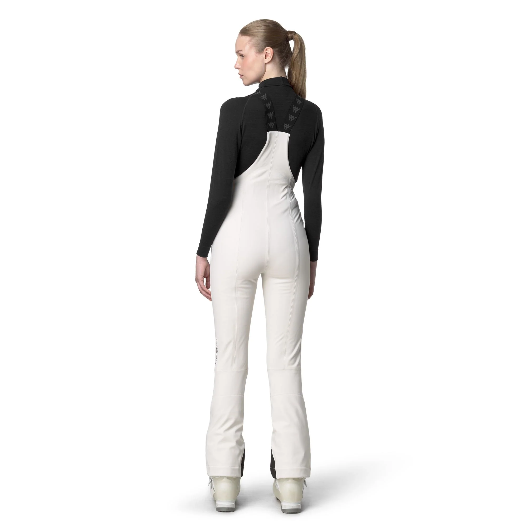 8CENTO  846 - Pants - Sport Trousers - Woman - White Coconut-Black - Image 6
