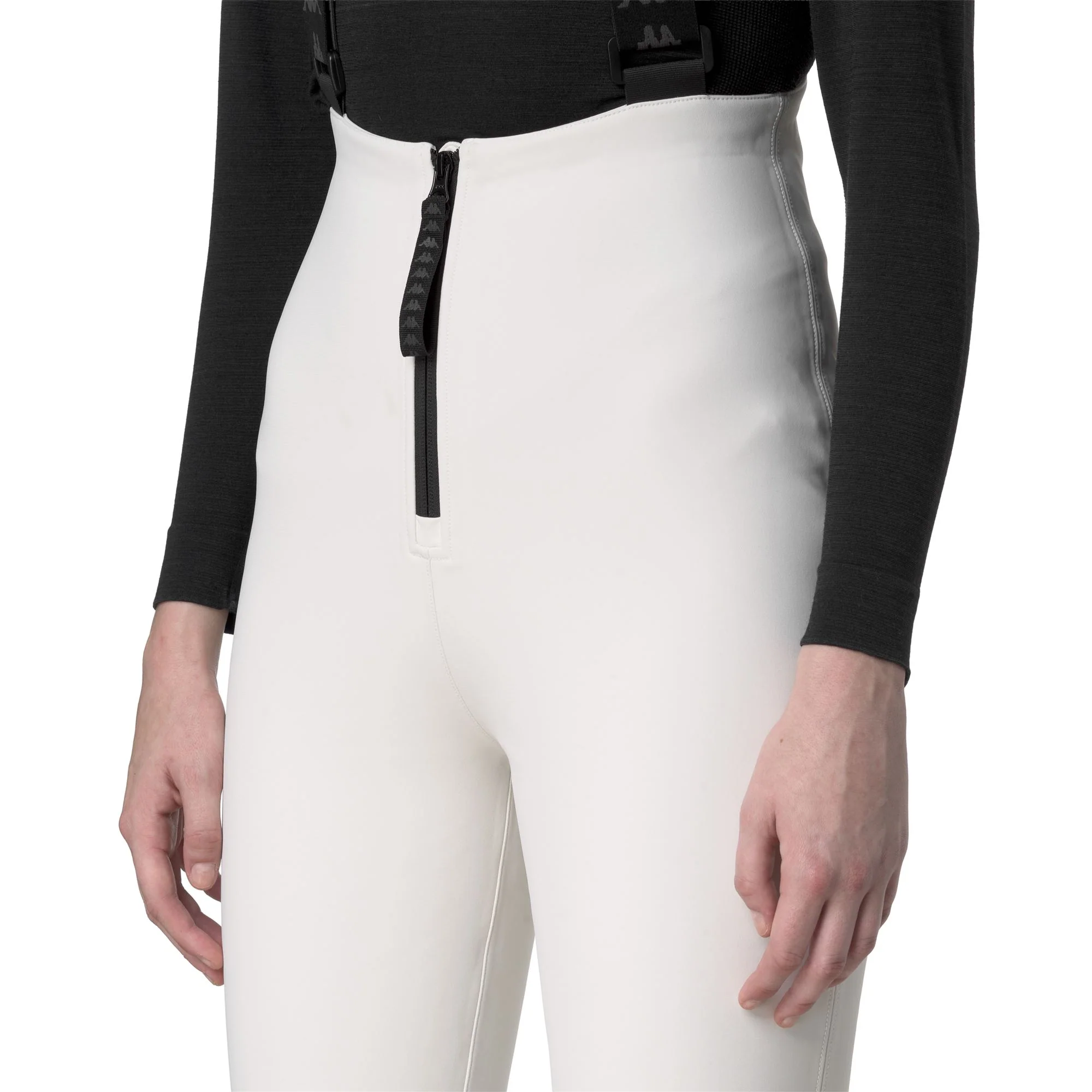 8CENTO  846 - Pants - Sport Trousers - Woman - White Coconut-Black - Image 7