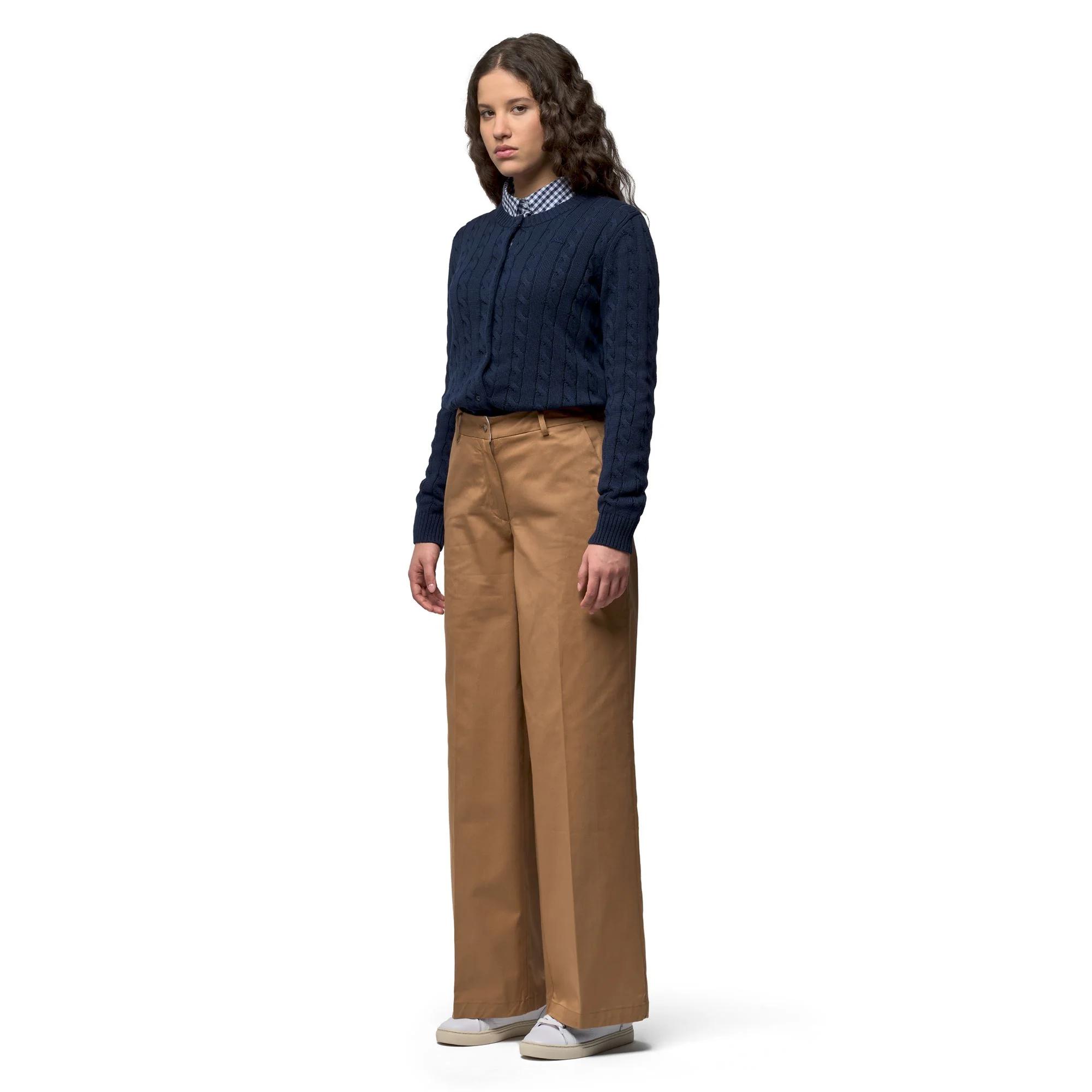 RASHA COMFORT GABARDINE - Pants - Chino - Woman - Brown Tanno - Image 6