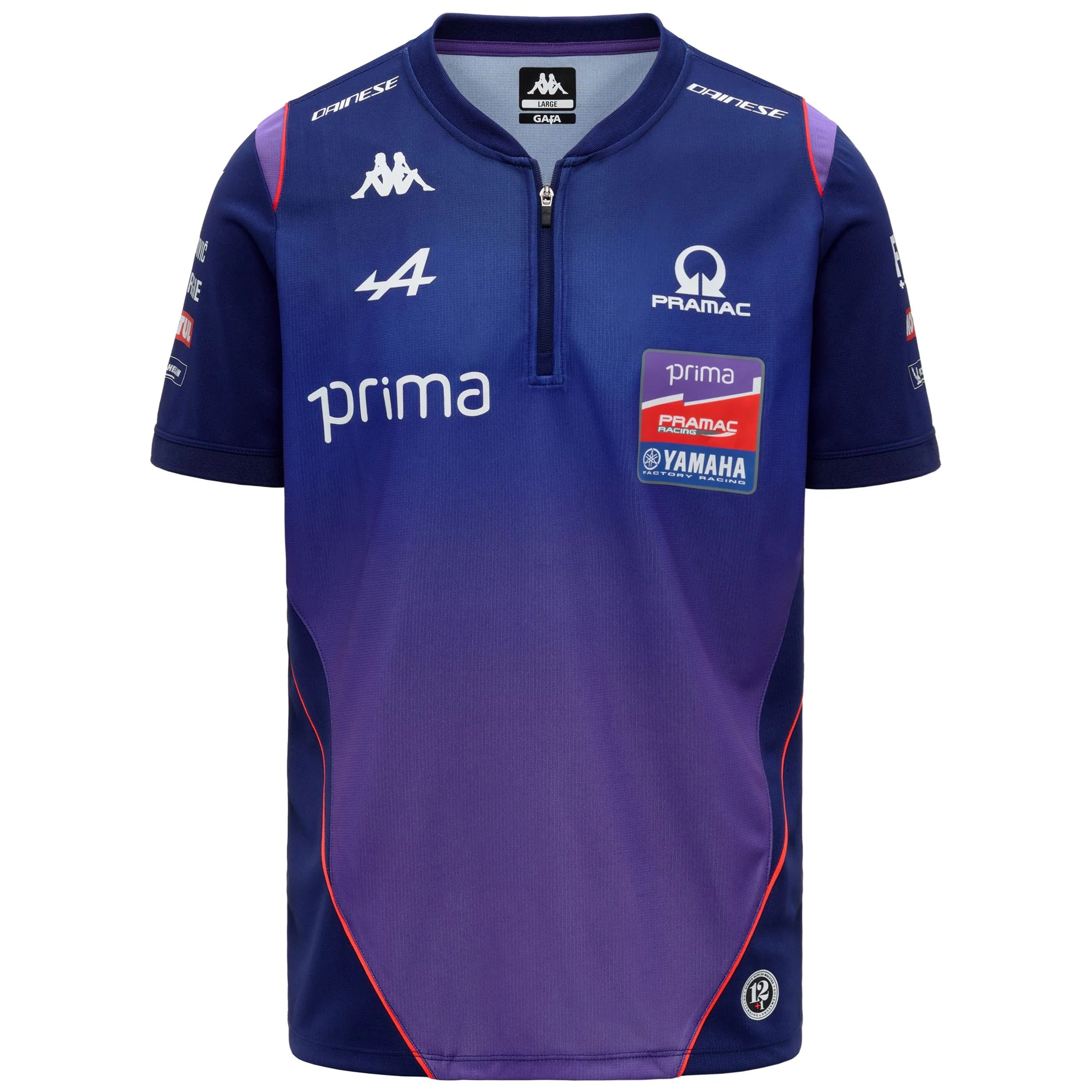 ACRAXO PRAMAC - Polo Shirts - Polo - Man - Blue Print-Violet Deep Lavander- Orange Tomato-Blue Print
