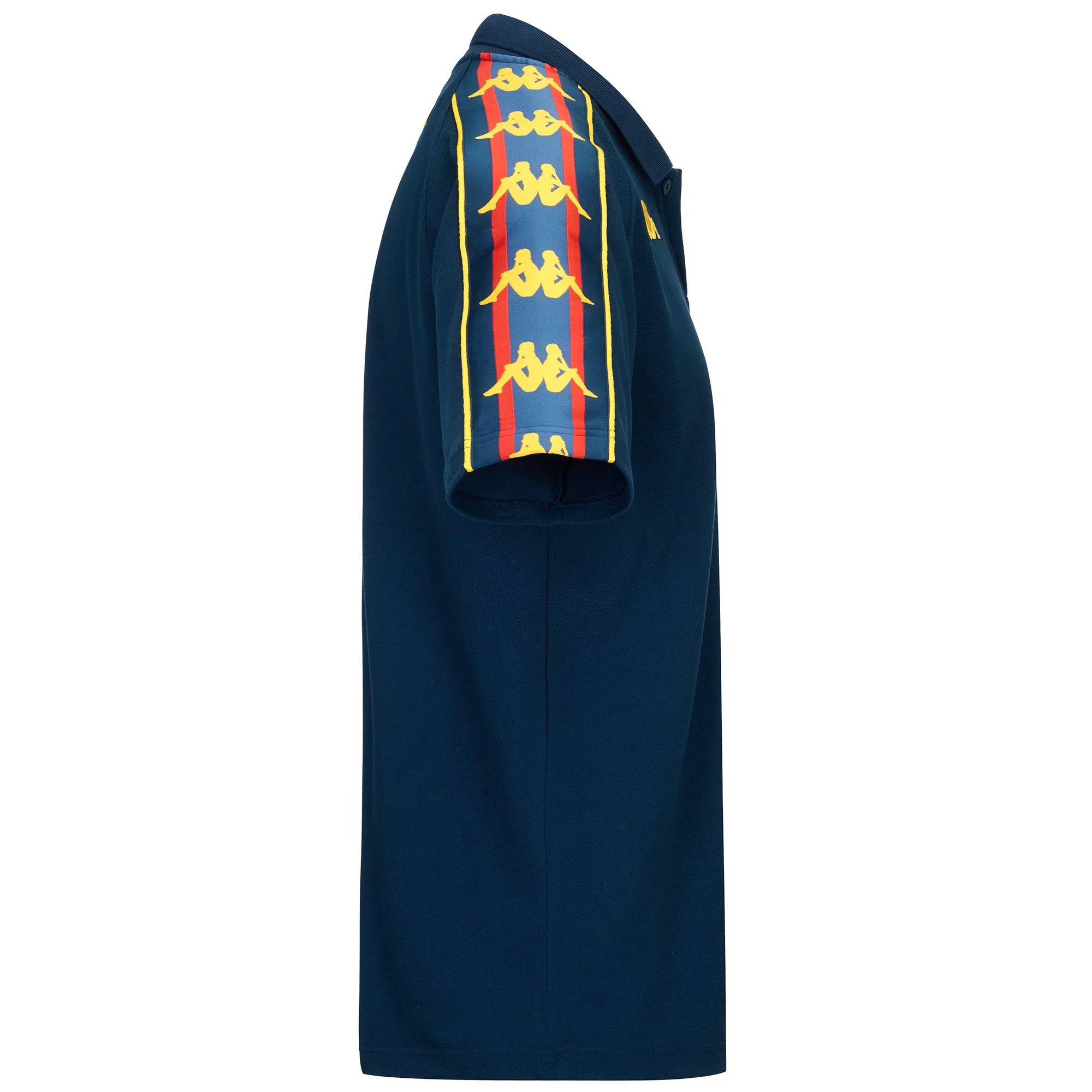 AMBERT GENOA - Polo Shirts - Polo - Man - Blue Dk-Red-Yellow - Image 2