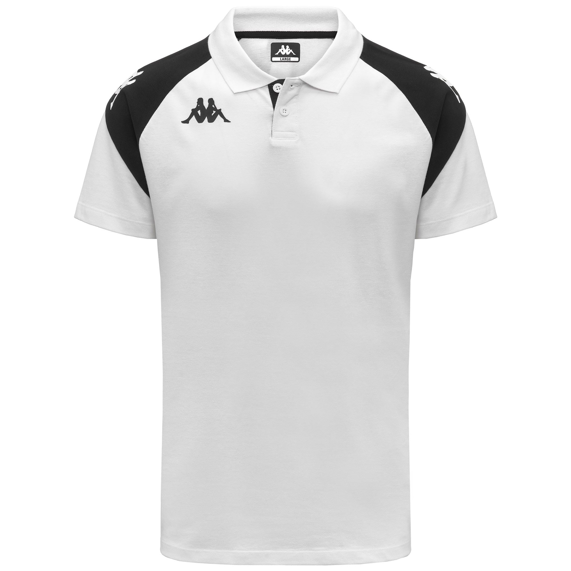 KAPPA4FOOTBALL LANETTO - Polo Shirts - Polo - Man - White-Black