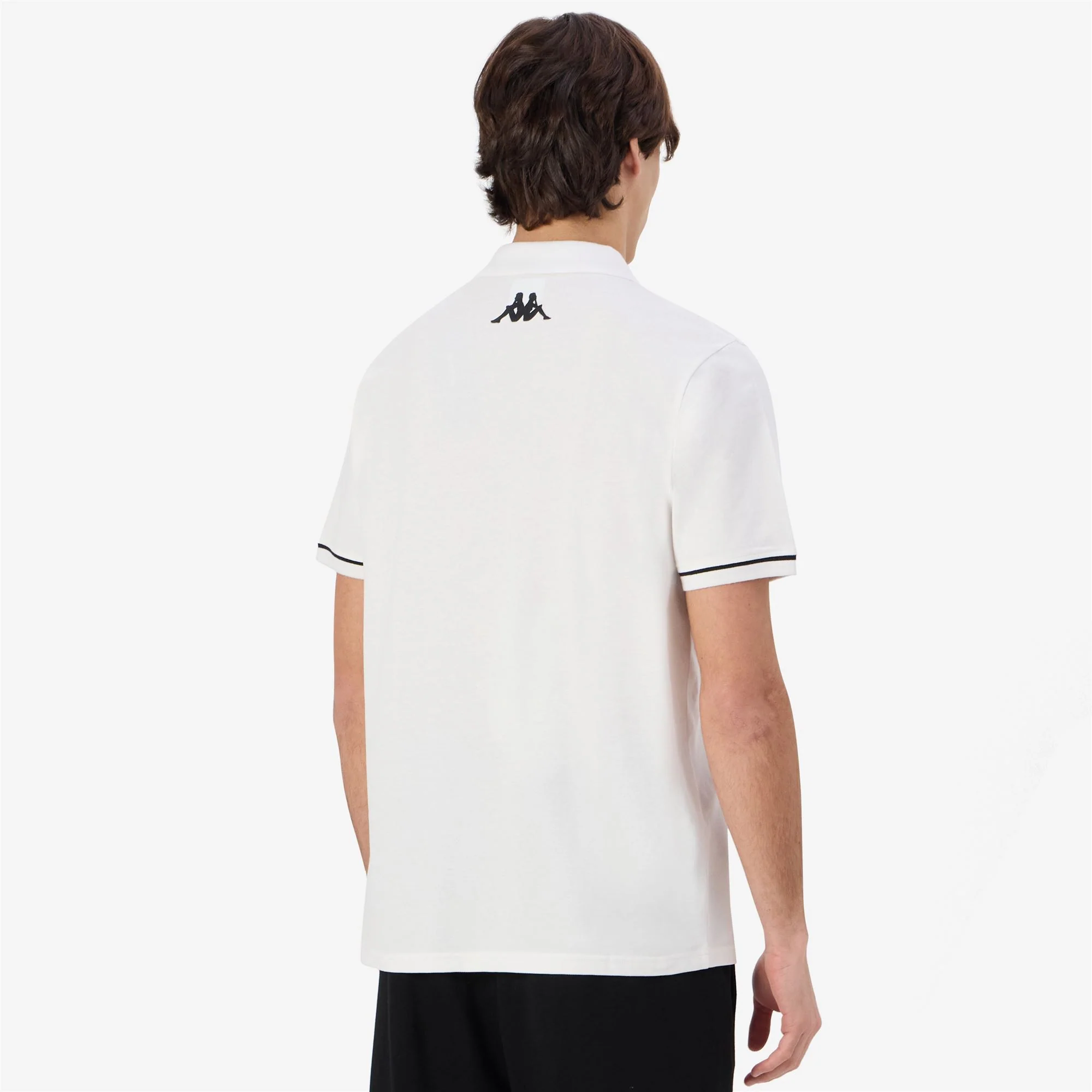 KAPPA4TRAINING BARLI - Polo Shirts - Polo - Man - White-Black-White-Black - Image 6