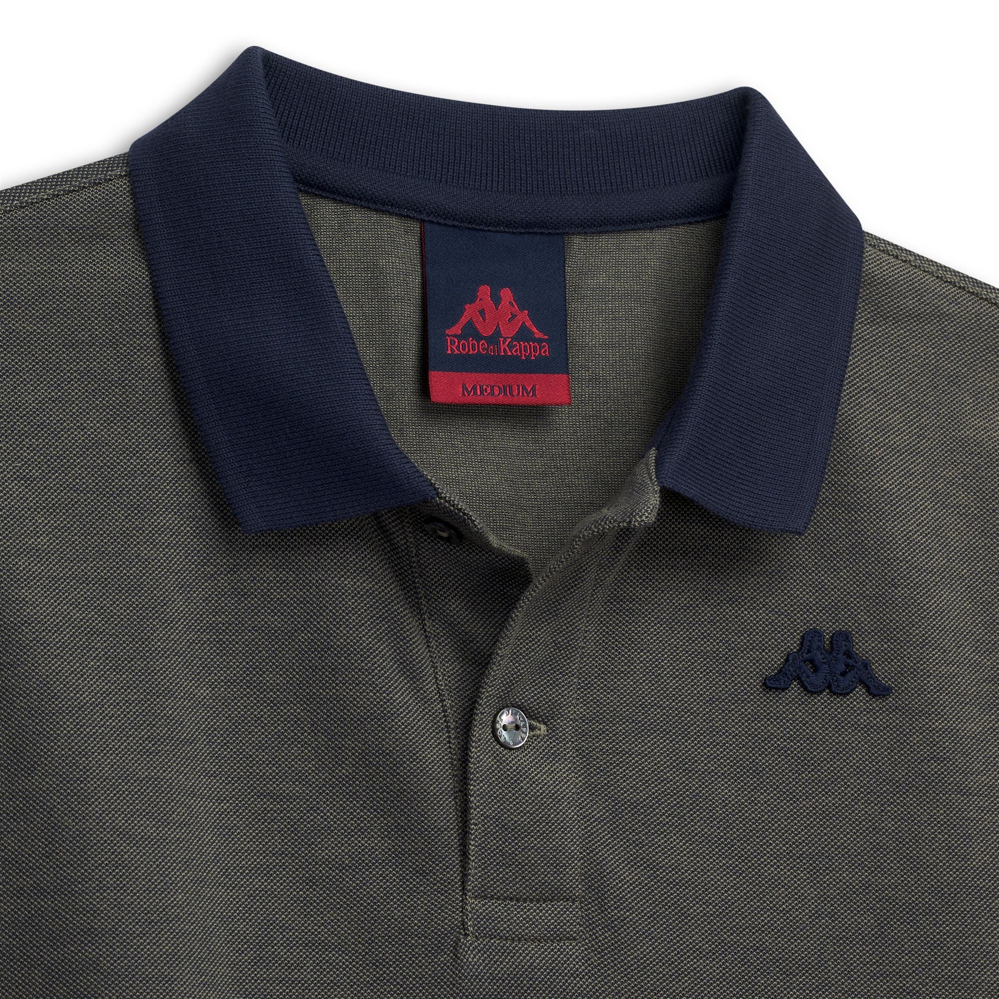 LEONID - Polo Shirts - Polo - Man - Blue Iris-Green Aloe - Image 3