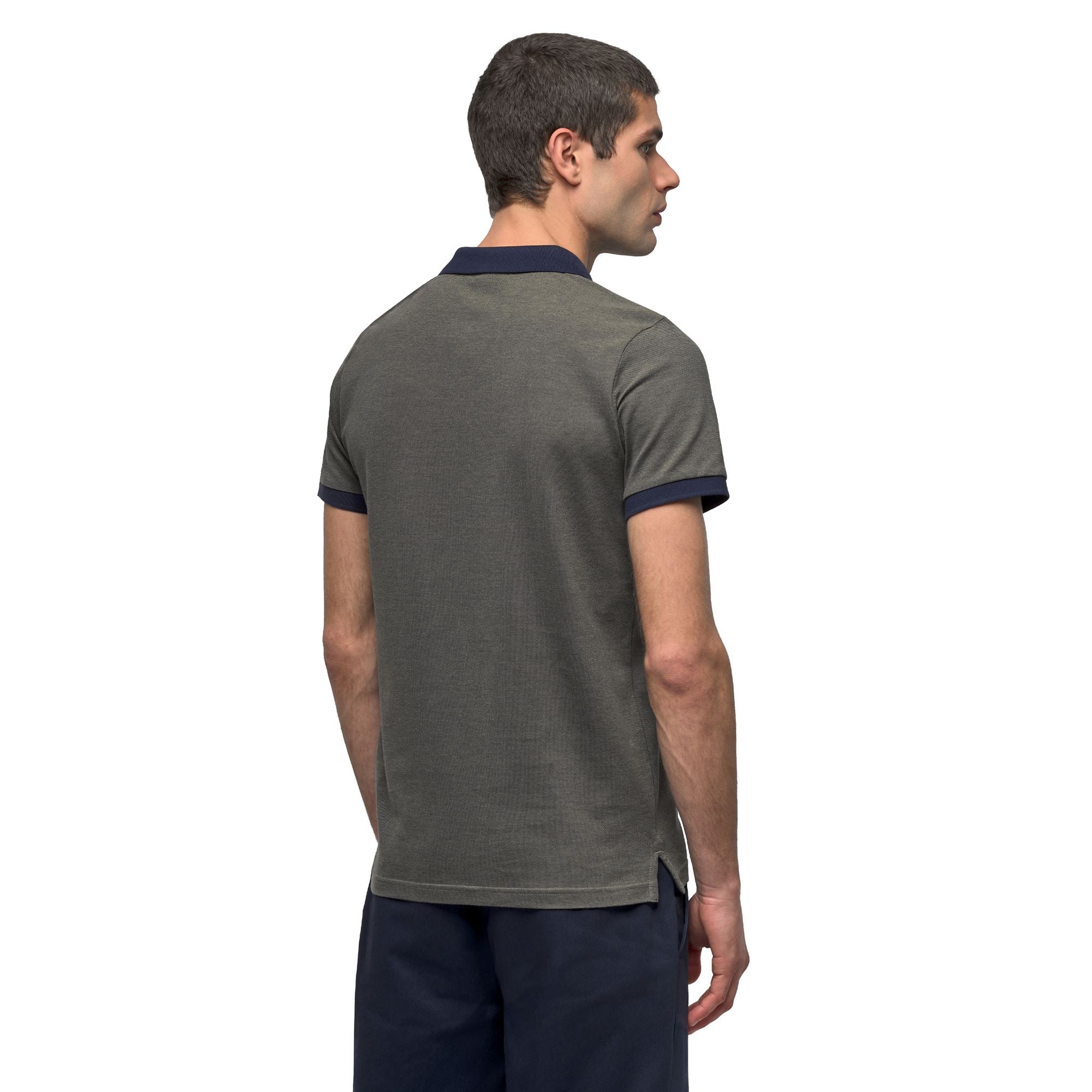 LEONID - Polo Shirts - Polo - Man - Blue Iris-Green Aloe - Image 4