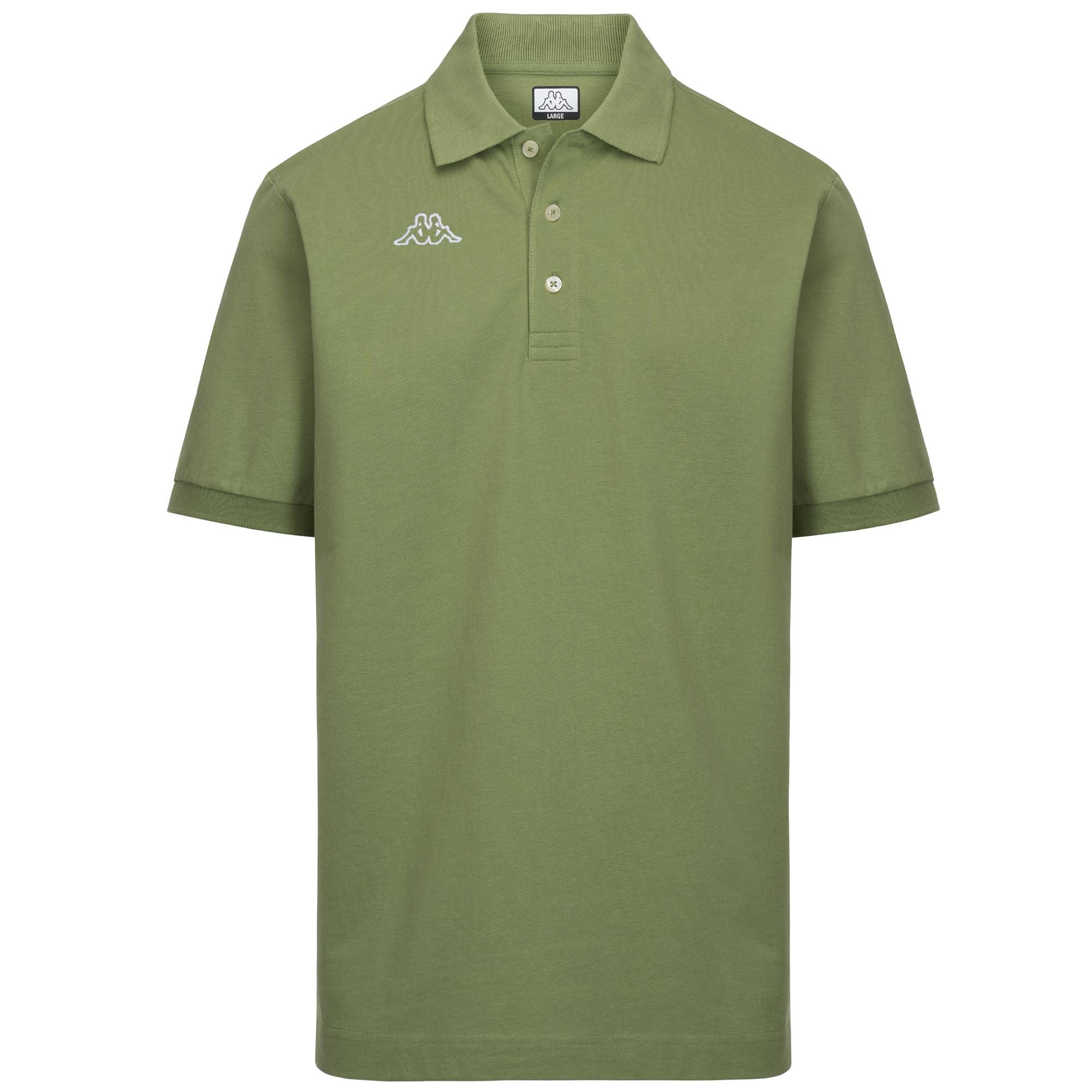 LOGO LIFE MSS - Polo Shirts - Polo - Man - GREEN TURTLE