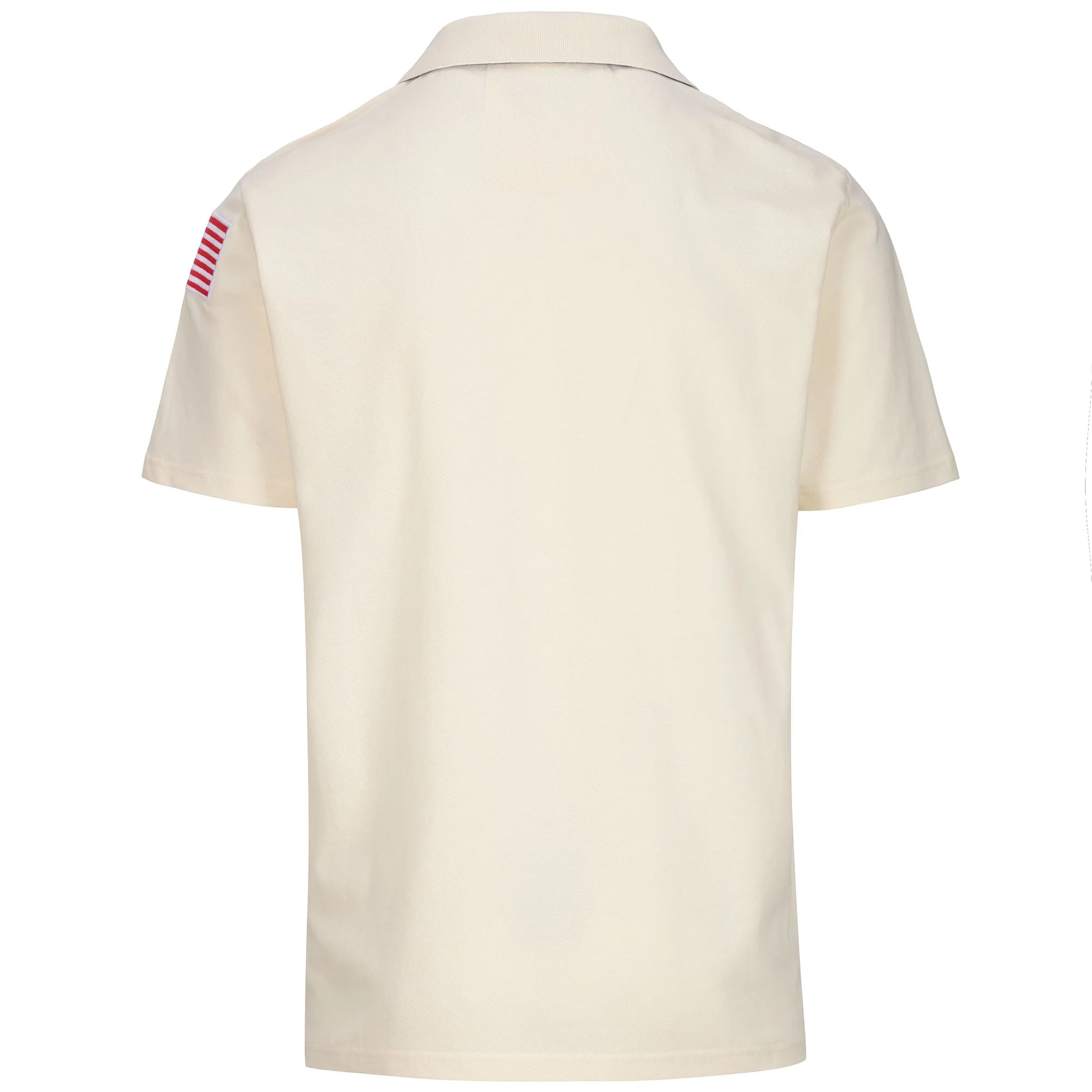 SUPPORTER ANGATA USA US - Polo Shirts - Polo - Unisex - White Milk-Blue Fiord-White Milk - Image 3