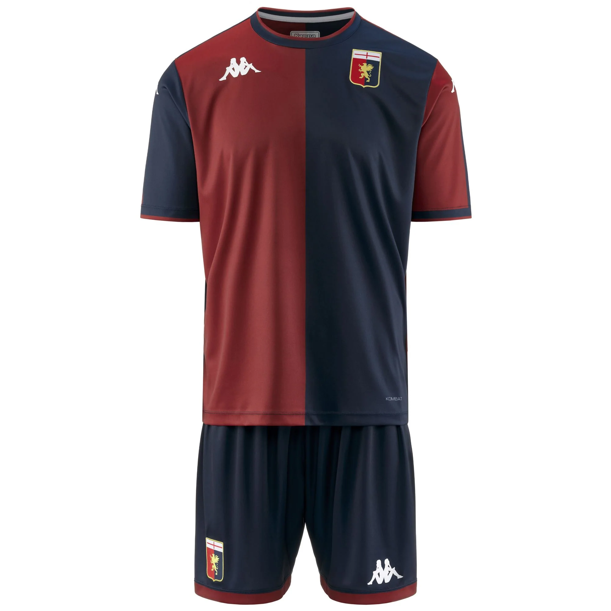 KOMBAT KIT 2025 GENOA - Sets - Shorts / T-Shirt - Man - Red Dk Dahlia-Blue DK