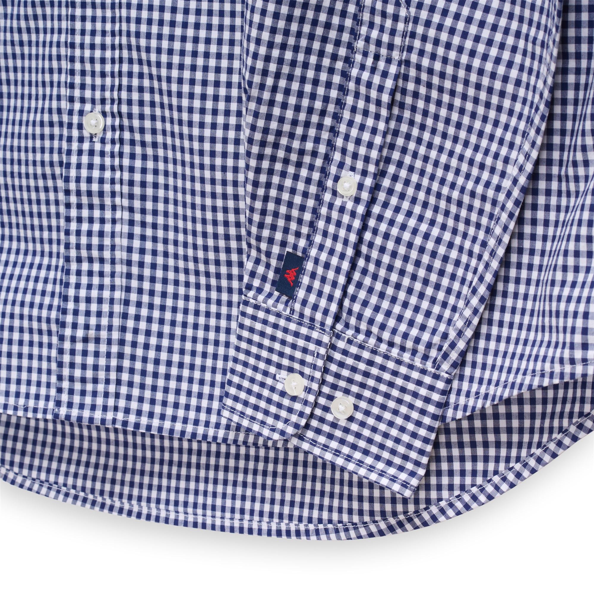 IDALGO - Shirts - Button Down - Man - White-Blue check - Image 3