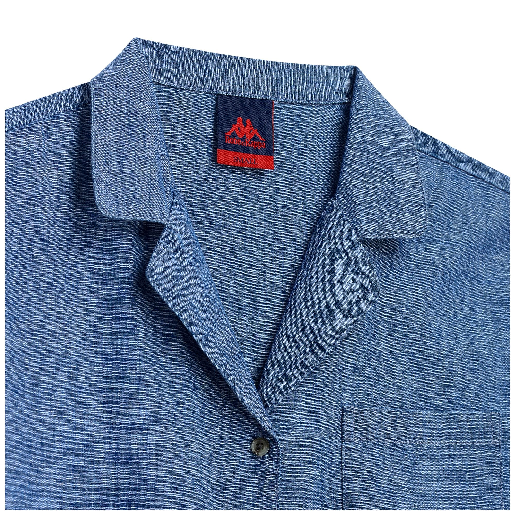 ELETTRA CHAMBRAY - Shirts - Revere - Woman - Lt Blue Indigo - Image 3