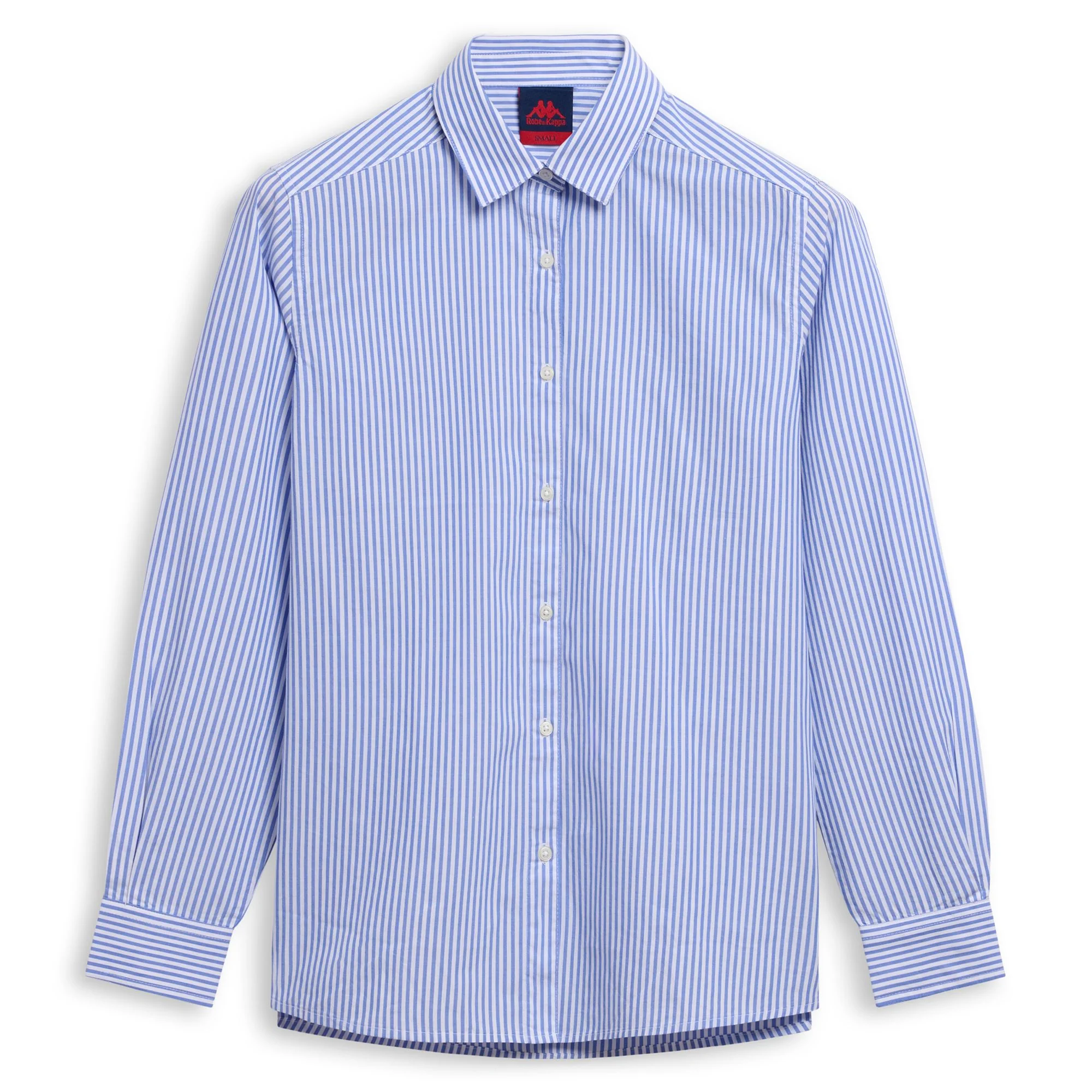 JULIENNE - Shirts - Classic - Woman - White-Azure Dk stripe-White-Azure Dk