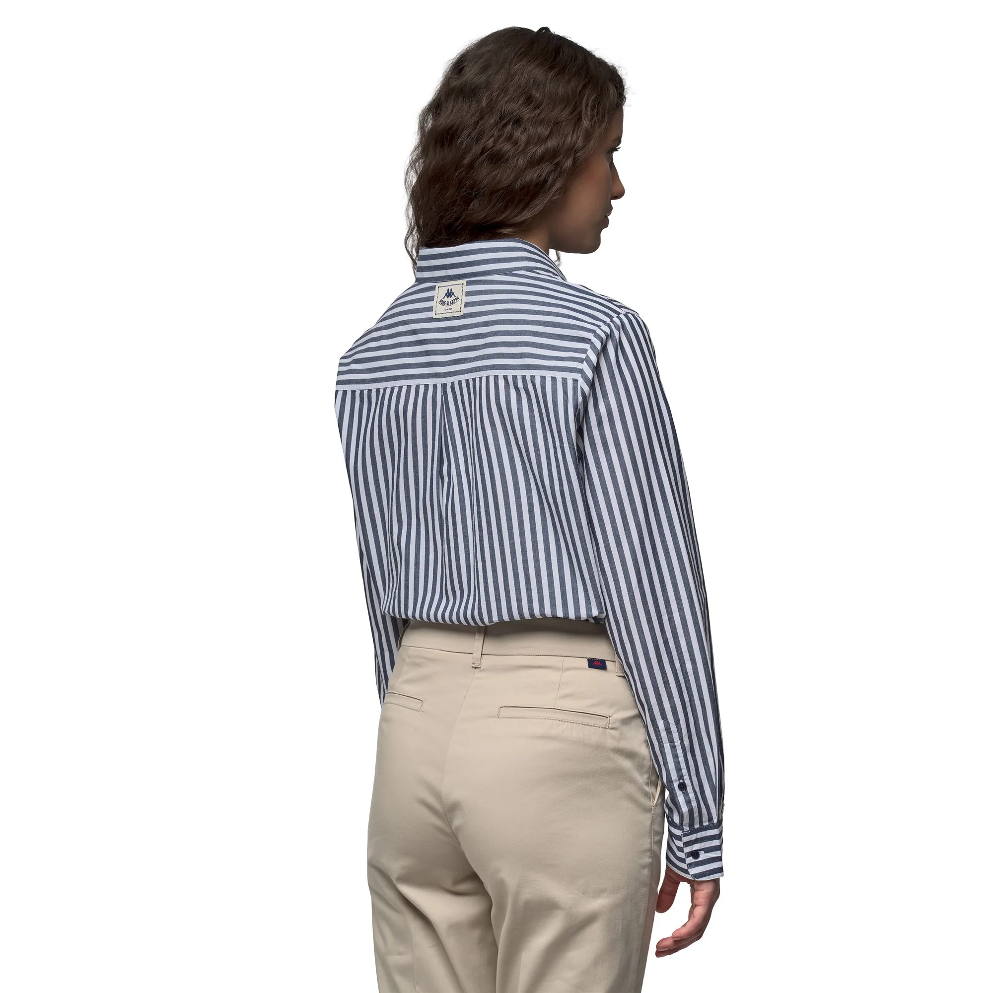 RAYANE - Shirts - Classic - Woman - Blue Iris-White - Image 5