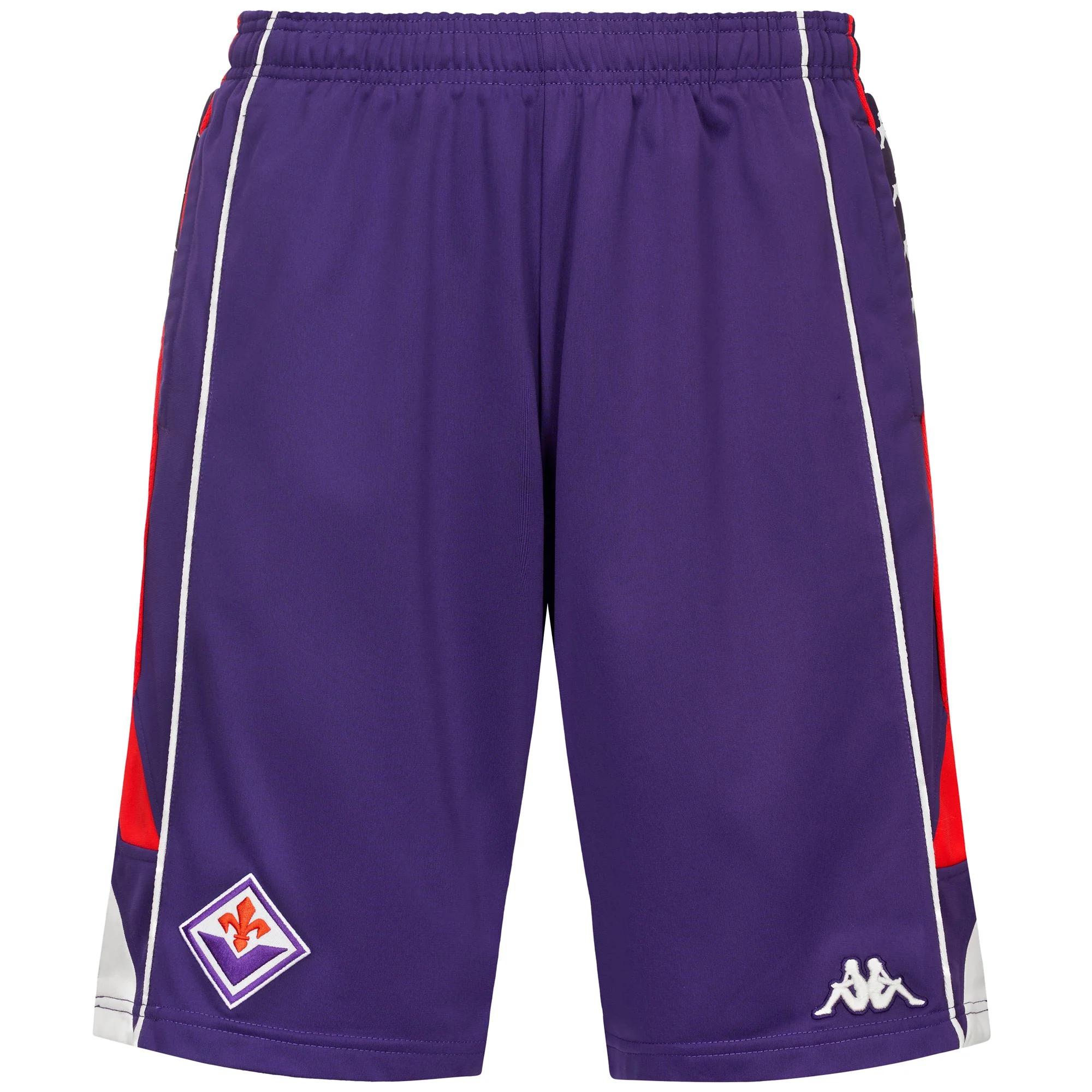 222 BANDA FOBY FIORENTINA - Shorts - Sport Shorts - Man - Violet Md-Red-White Whisper