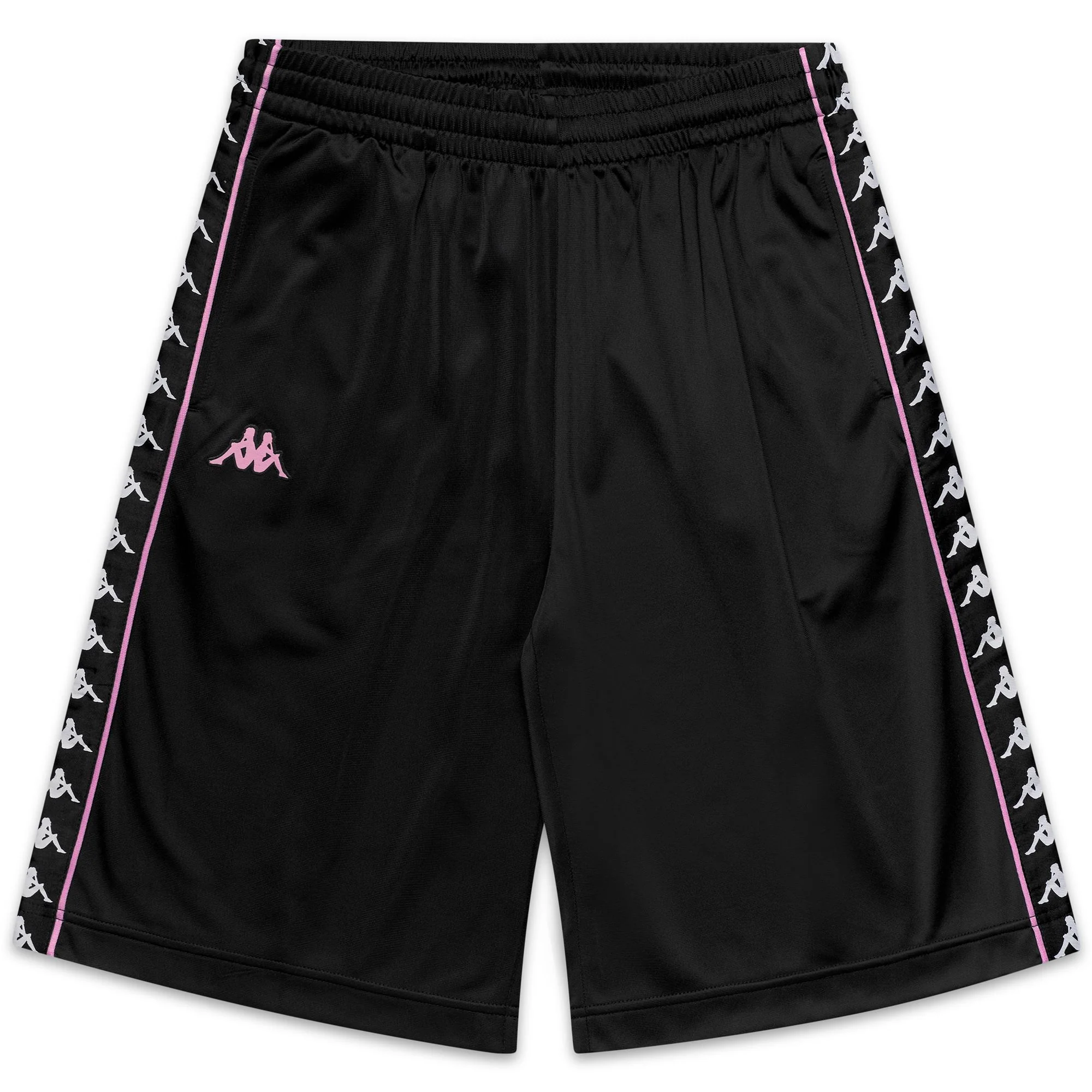 222 BANDA    TREADWELLZ - Shorts - Sport Shorts - Man - Black-Pink Prism-White