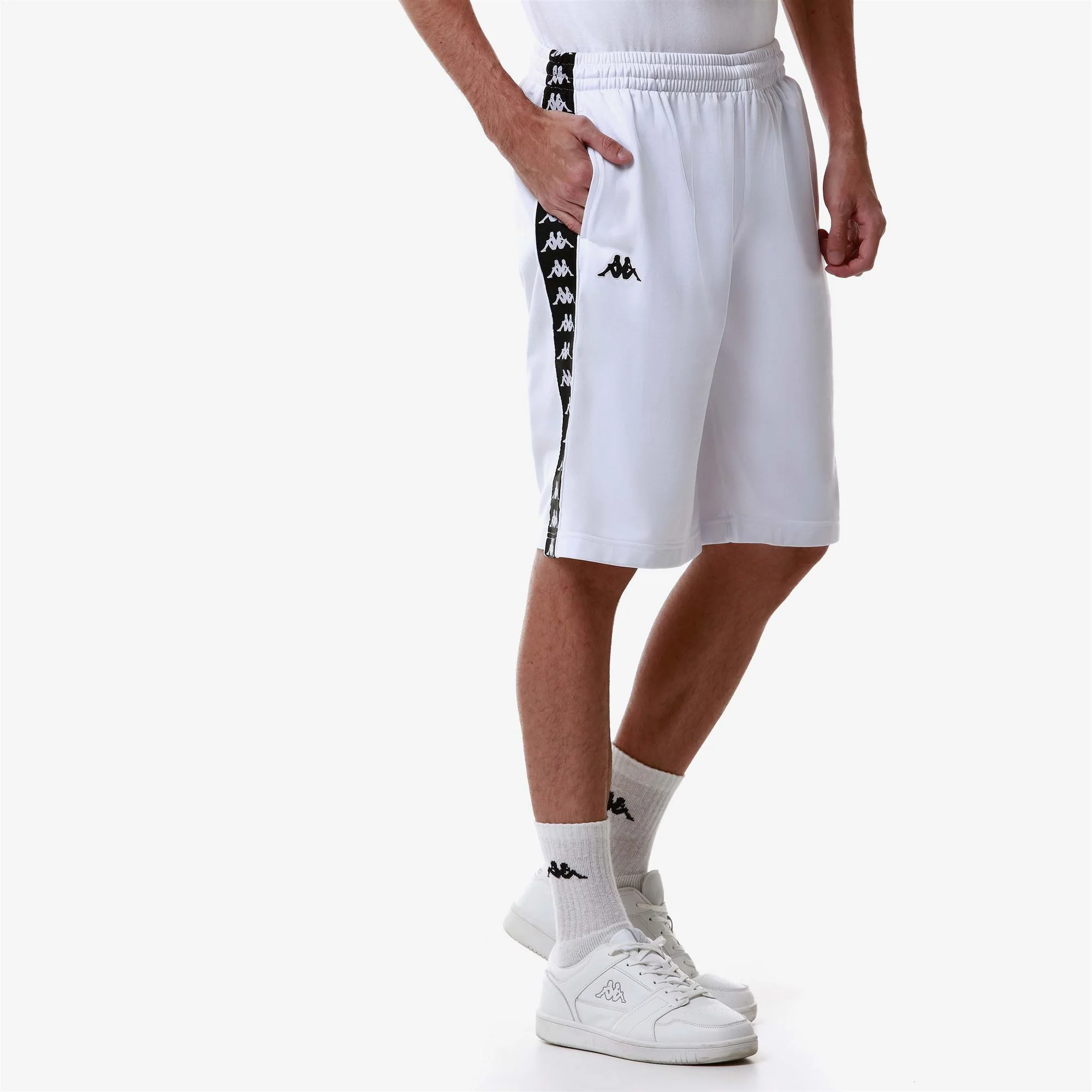 222 BANDA    TREADWELLZ - Shorts - Sport Shorts - Man - White-Black-White-Black - Image 6