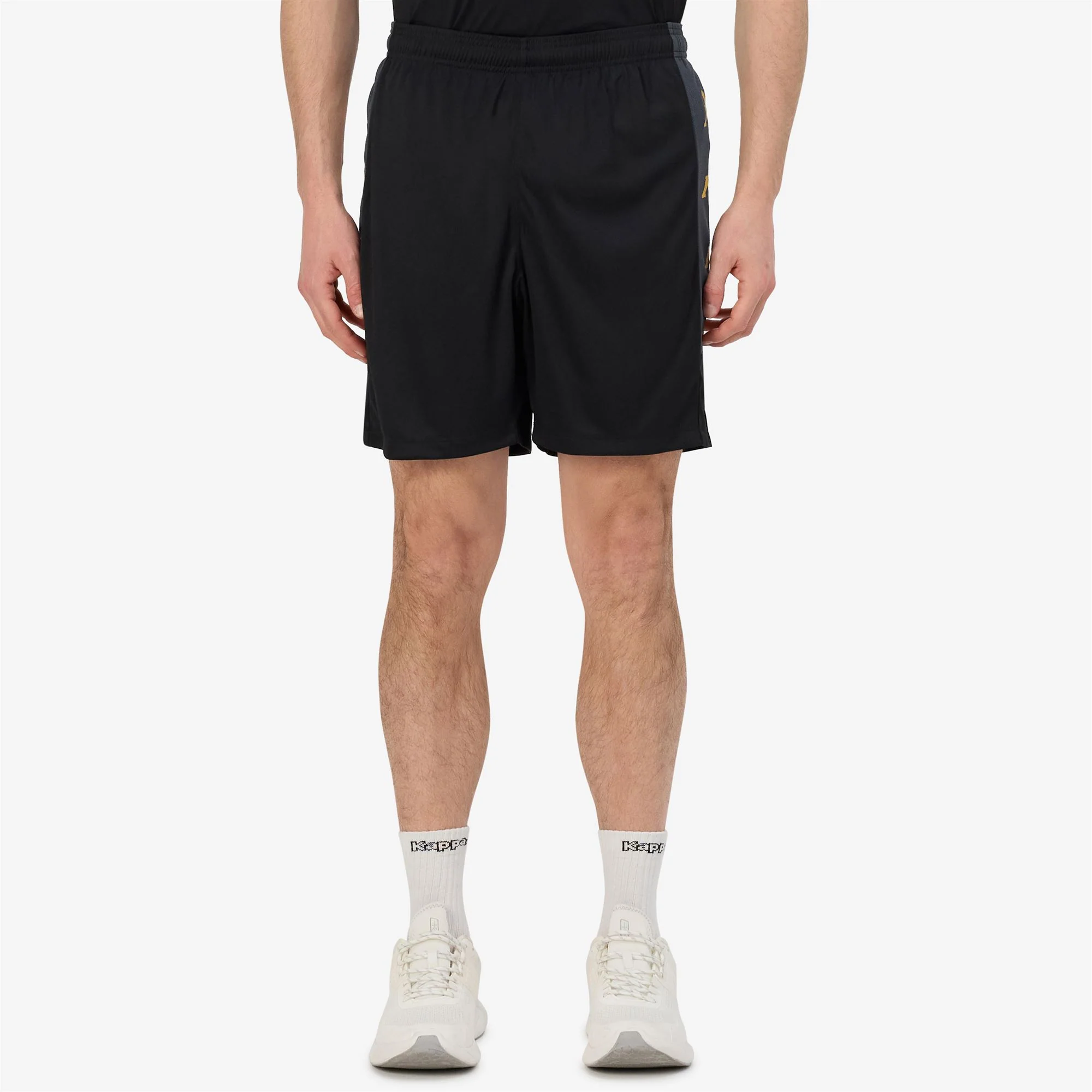 KAPPA4FOOTBALL GONDO - Shorts - Sport Shorts - Man - Black-Grey Dk - Image 5