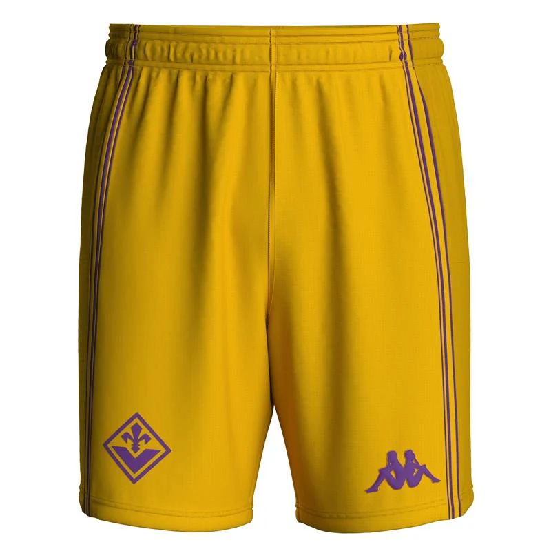 KOMBAT RYDER 2026 FIORENTINA - Shorts - Sport Shorts - Man - YELLOW BUMBLEBEE-YELLOW DAYLILY-Violet Indigo