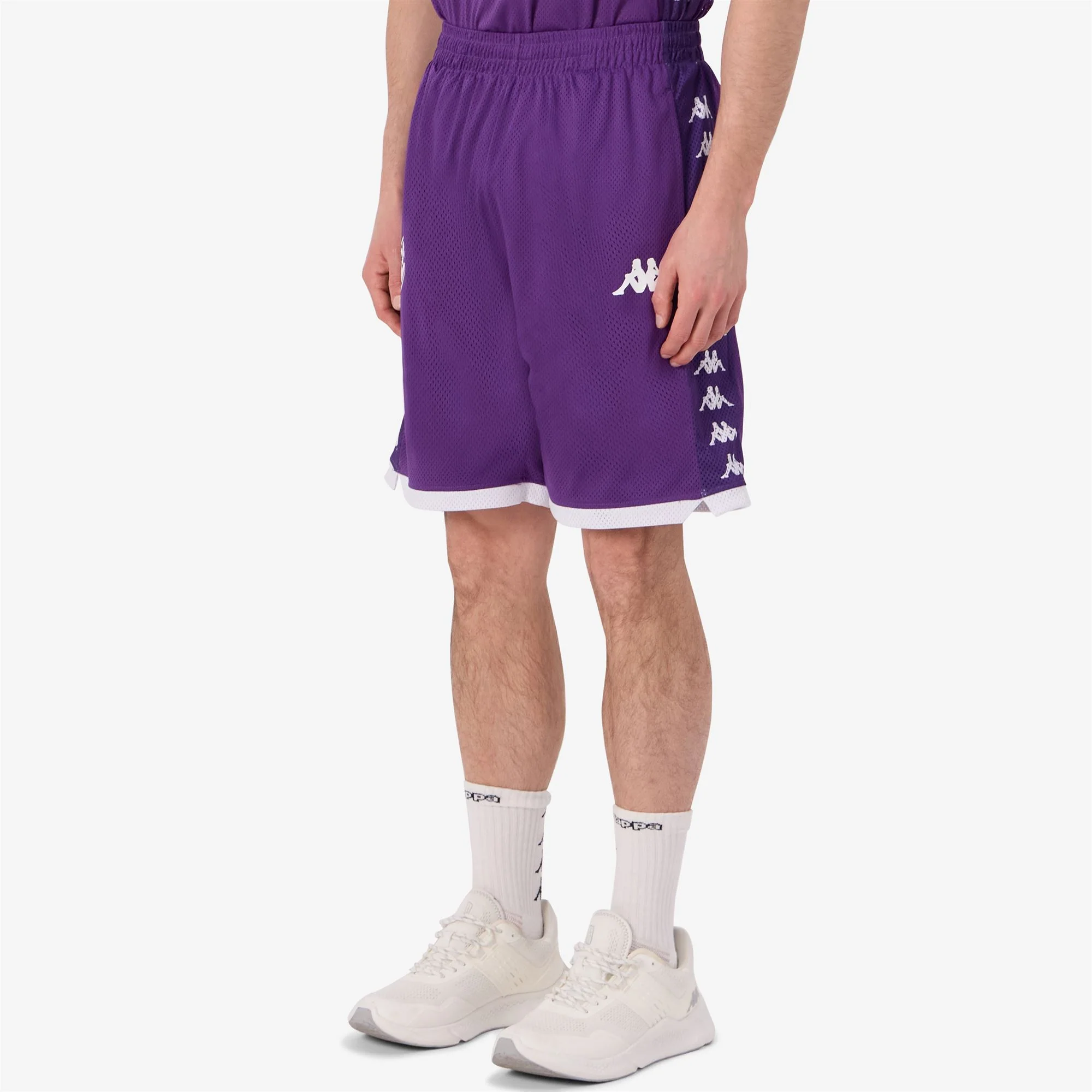 SUPPORTER CUMPERY FIORENTINA - Shorts - Sport Shorts - Man - Violet Indigo-White - Image 6