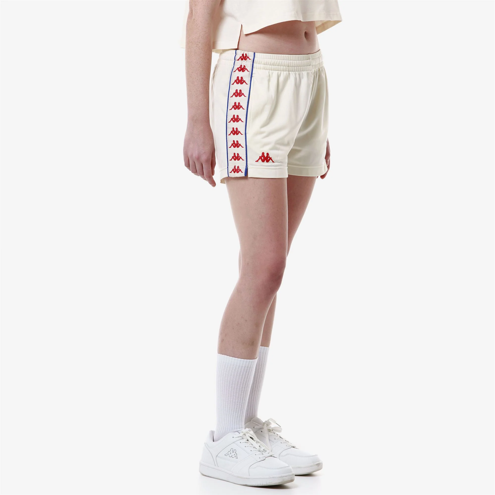 222 BANDA LADYTREAD - Shorts - Sport Shorts - Woman - White Antique-Red-Blue Royal - Image 6