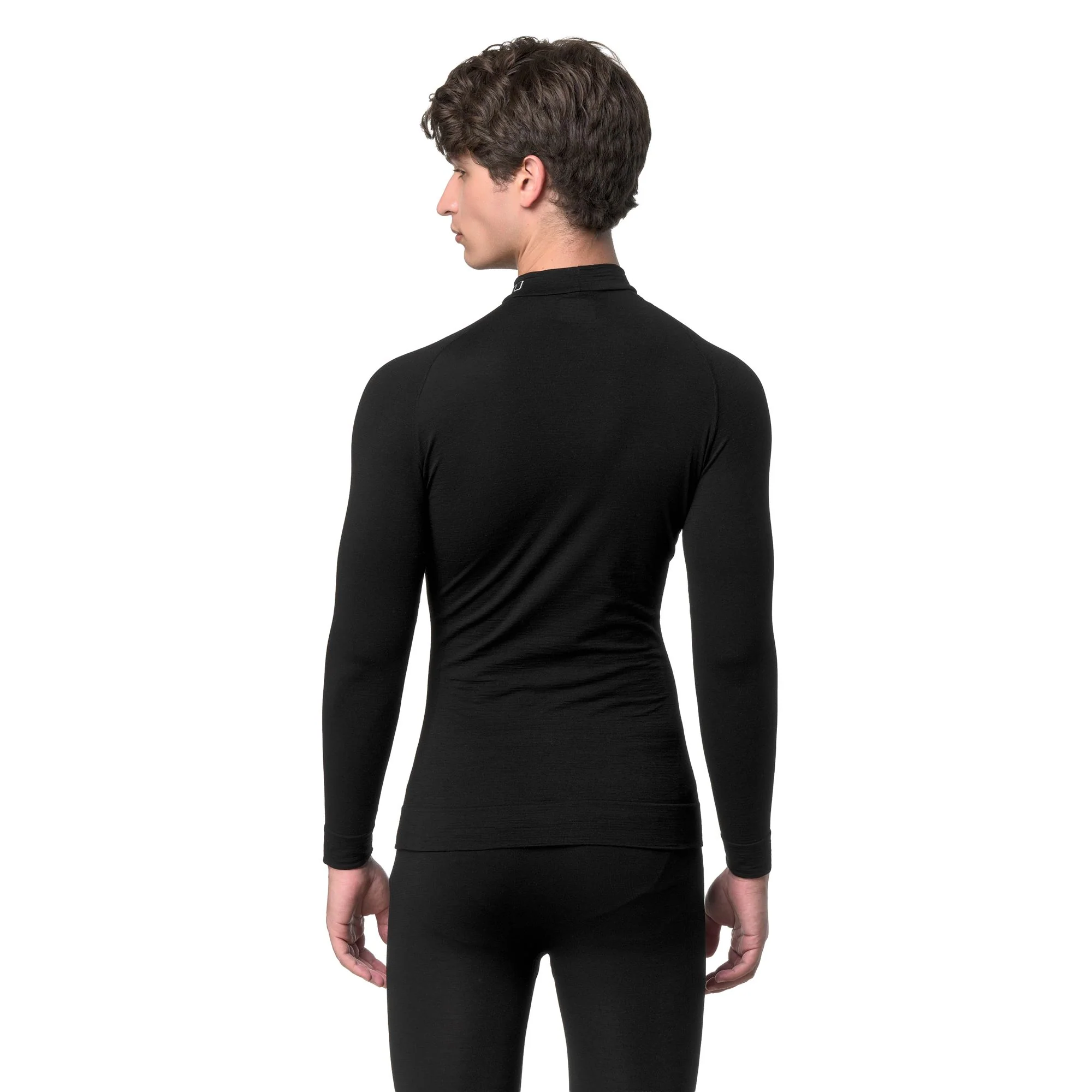 6CENTO   SKIN TOPWOOL - Skin T-Shirts & Top - Top - Unisex - Black-Black - Image 6