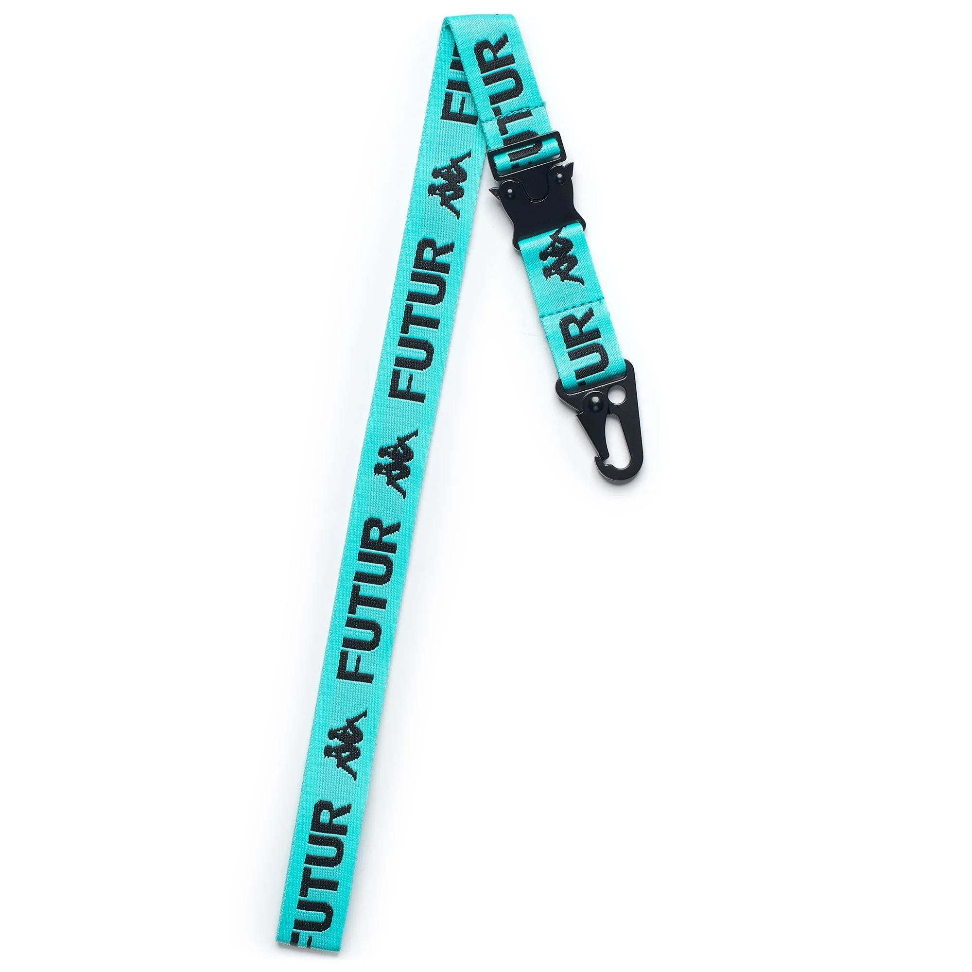 FIERY KFF - Small Accessories - Lanyard - Unisex - Turquoise Curacao-Black - Image 2