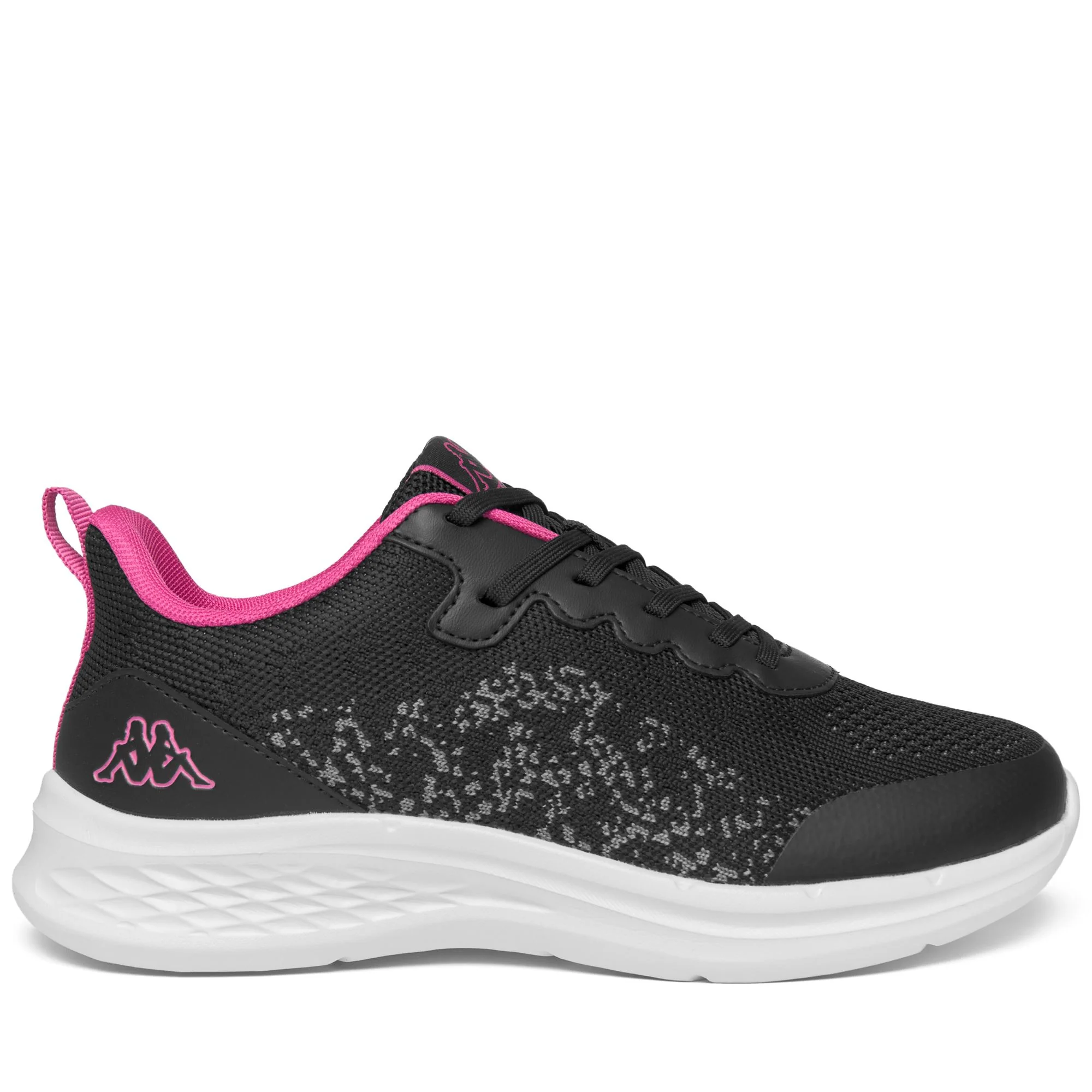 LOGO POSTIE JR - Sneakers - Low Cut - Kid unisex - Black-Fuchsia Bright Rose - Image 2