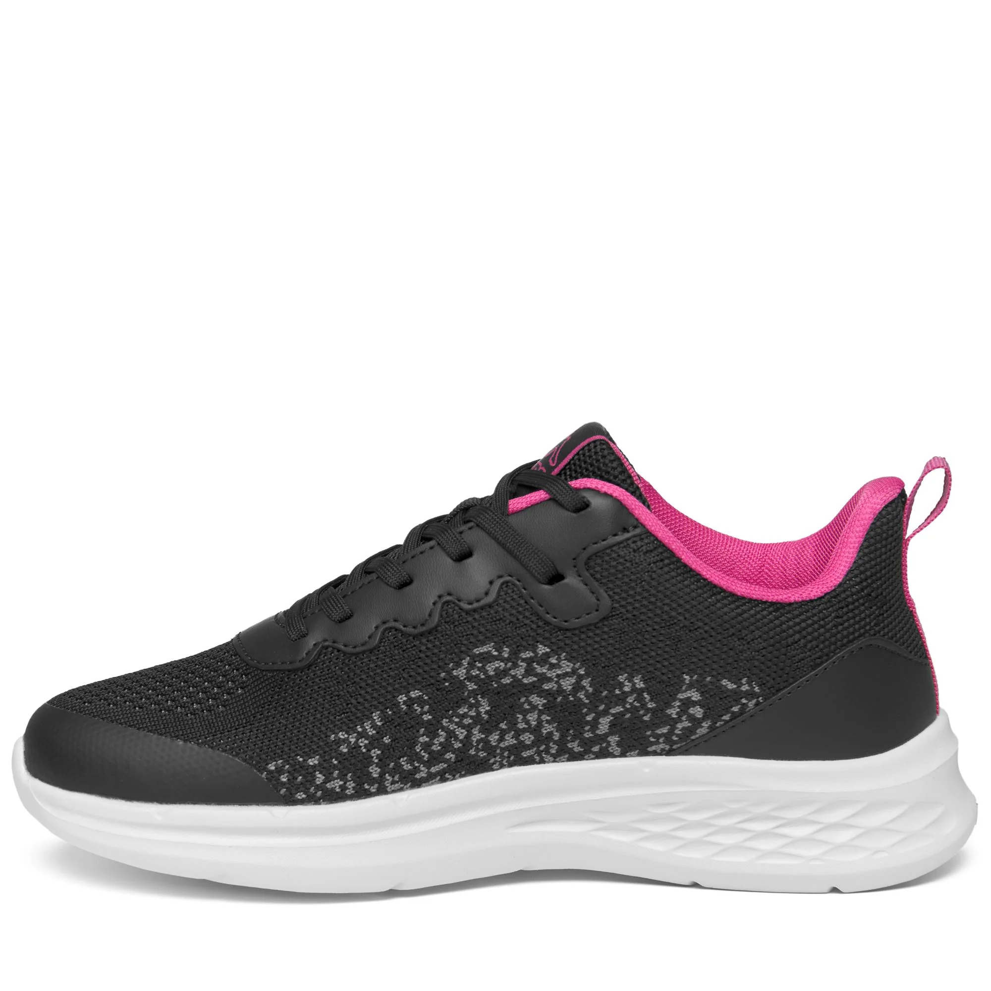 LOGO POSTIE JR - Sneakers - Low Cut - Kid unisex - Black-Fuchsia Bright Rose - Image 3