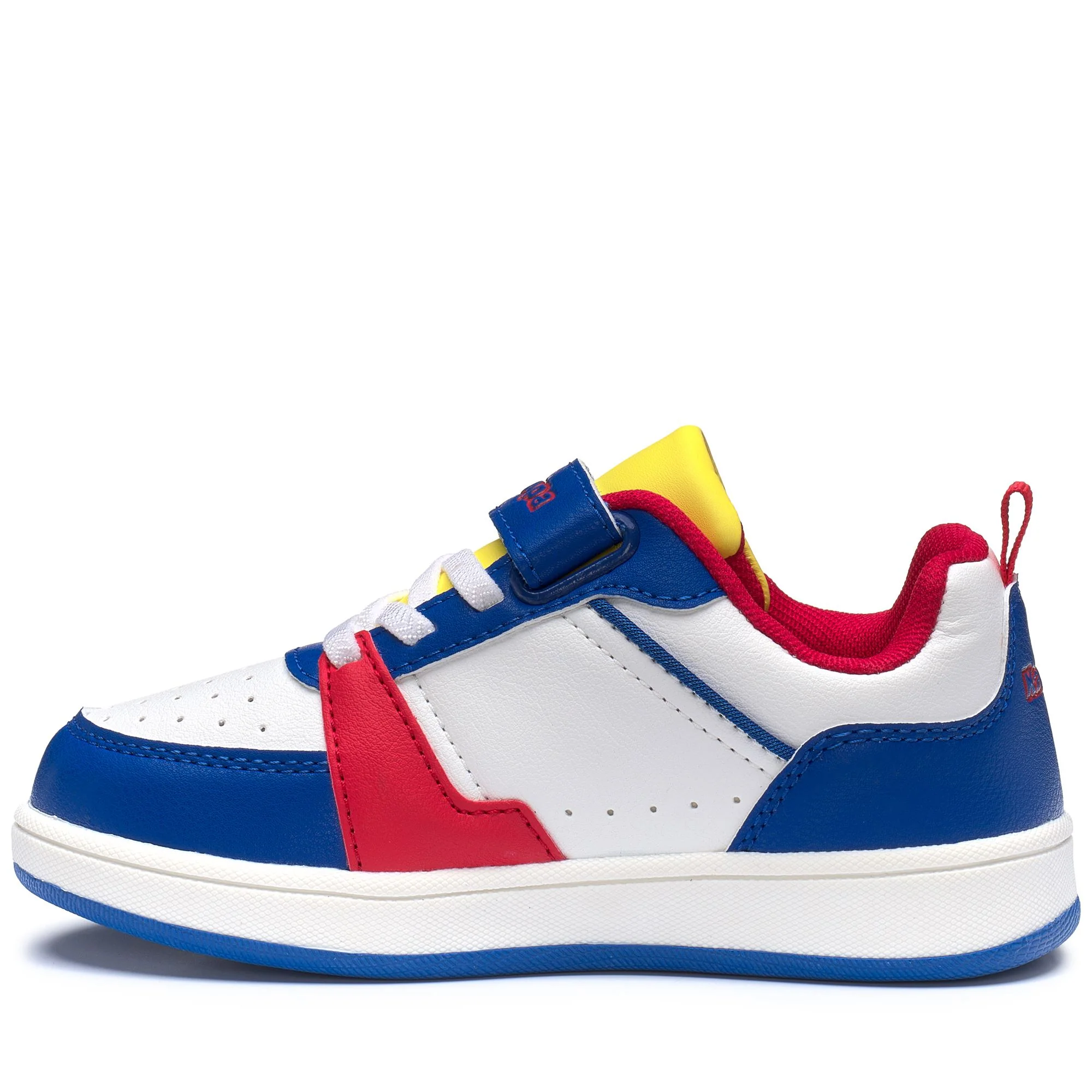 LOGO  SHAY EV KID - Sneakers - Low Cut - Kid unisex - White-Blue Sapphire-Red Chinese - Image 4