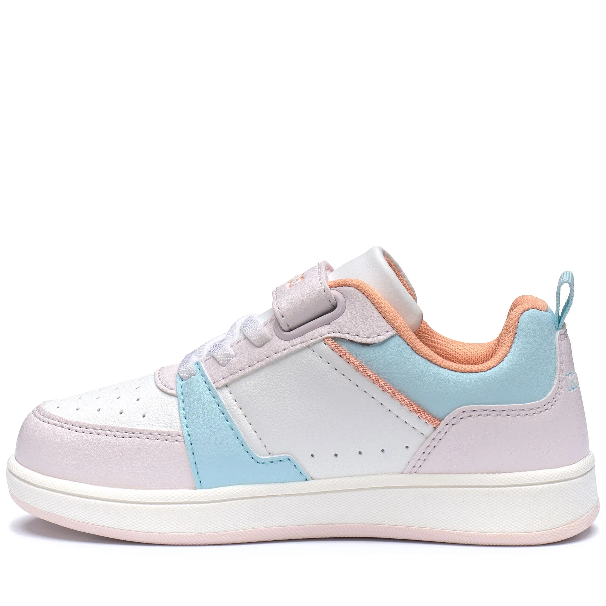 LOGO  SHAY EV KID - Sneakers - Low Cut - Kid unisex - White-PINK CALCITE-Azure Celeste - Image 4