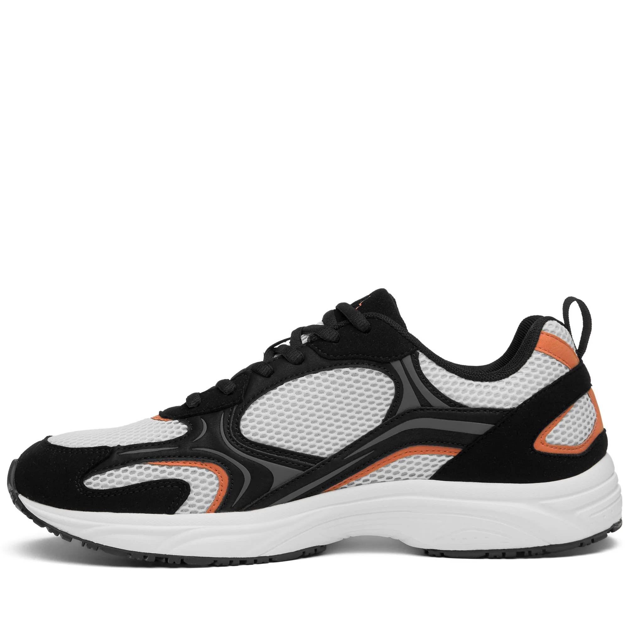 LOGO  MYGIDO 3 - Sneakers - Low Cut - Unisex - Grey Barely-Black-Orange - Image 4