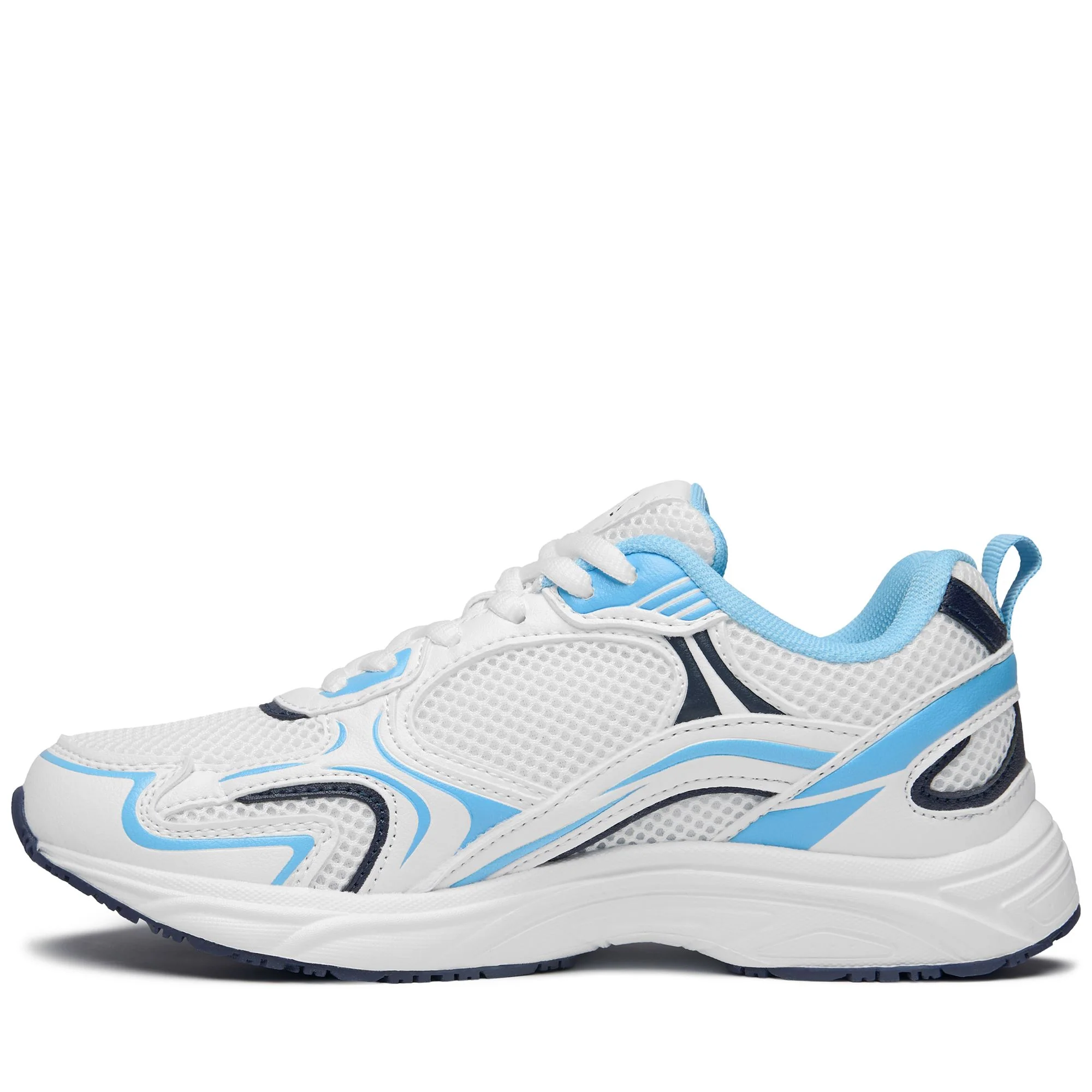 LOGO MYGIDO - Sneakers - Low Cut - Unisex - White-Azure Celeste-Blue Marine - Image 4