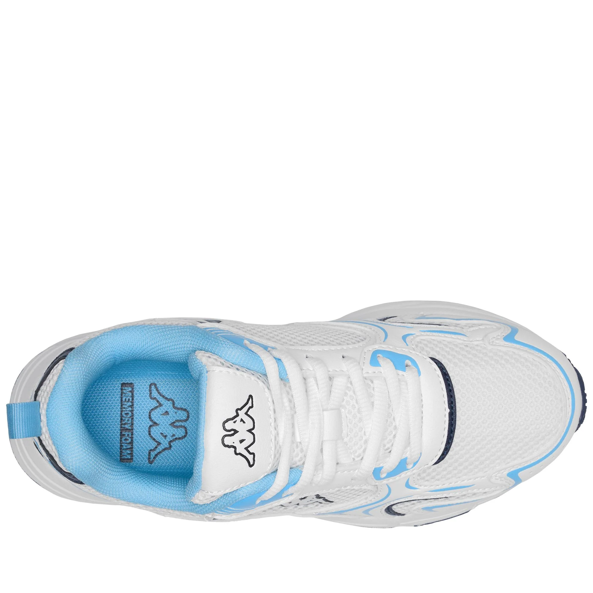 LOGO MYGIDO - Sneakers - Low Cut - Unisex - White-Azure Celeste-Blue Marine - Image 5