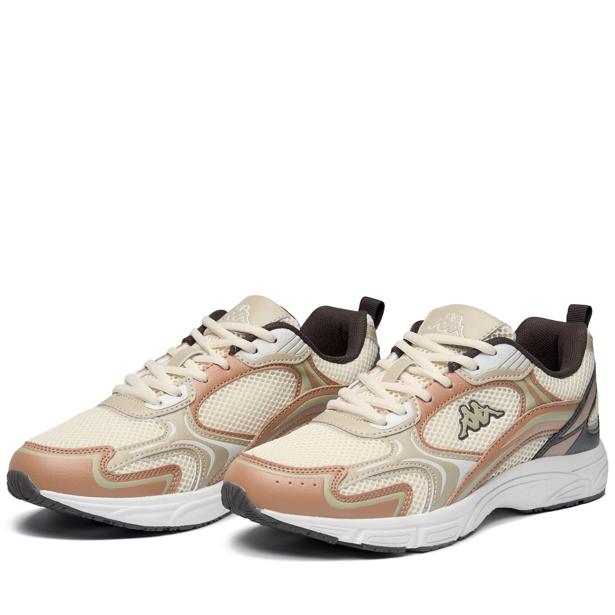 LOGO MYGIDO - Sneakers - Low Cut - Unisex - White Tofu-Beige Tawny