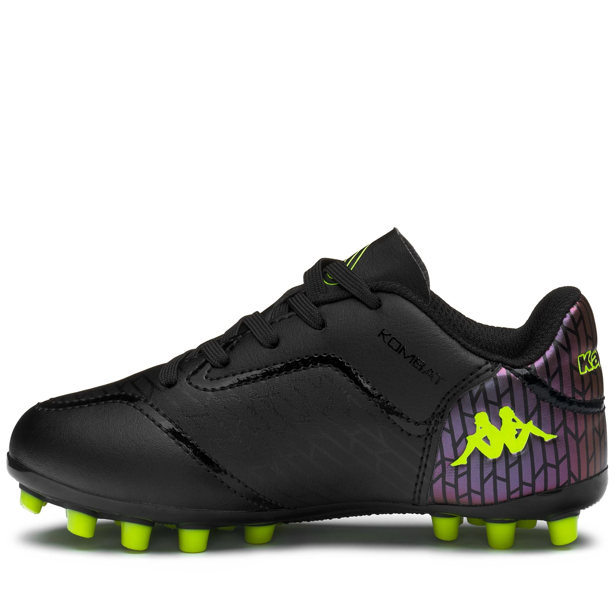 KOMBAT PLAYER AG KID - Sport Shoes - Low Cut - Boy - Black-NEON Yellow - Image 4
