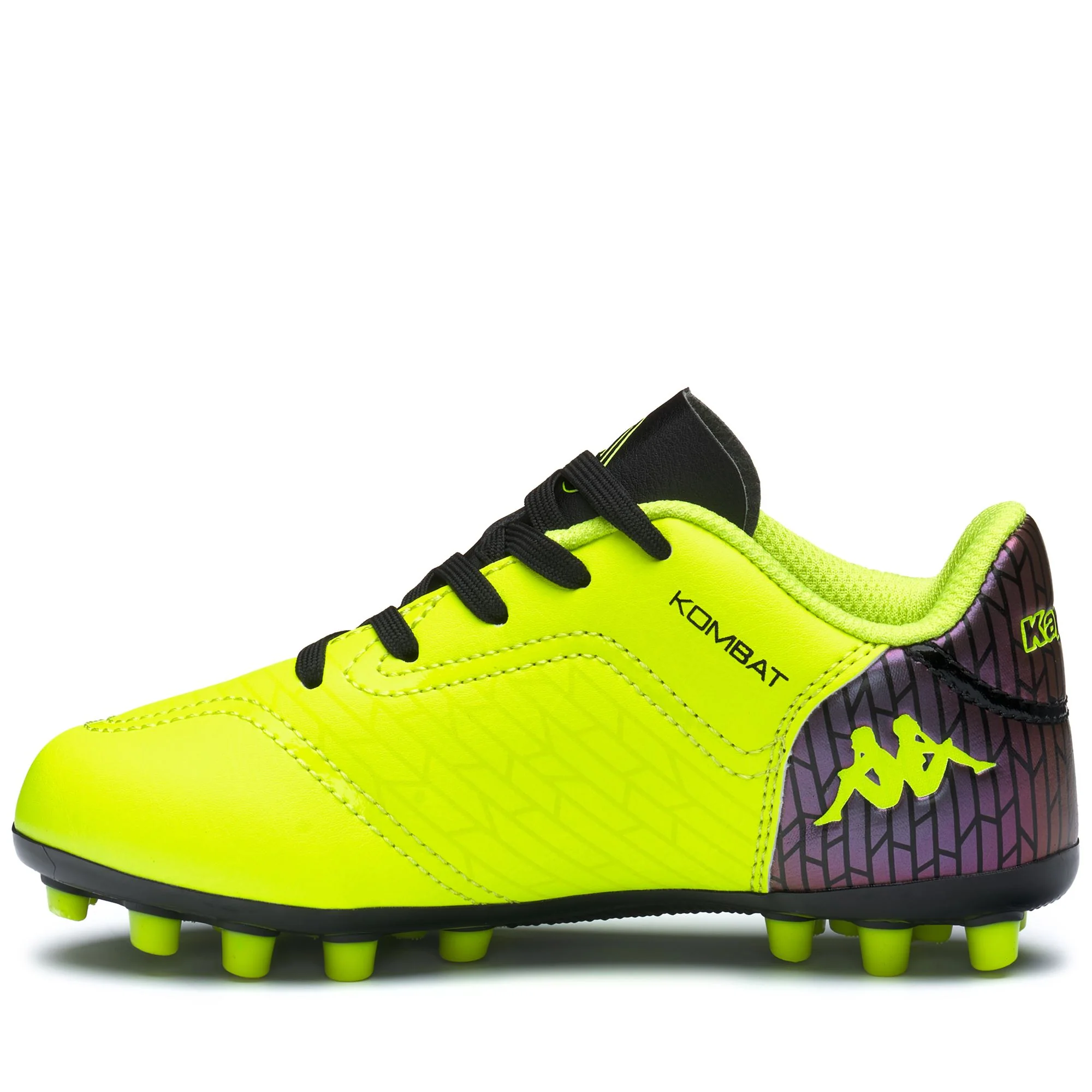 KOMBAT PLAYER AG KID - Sport Shoes - Low Cut - Boy - NEON Yellow-Black - Image 4