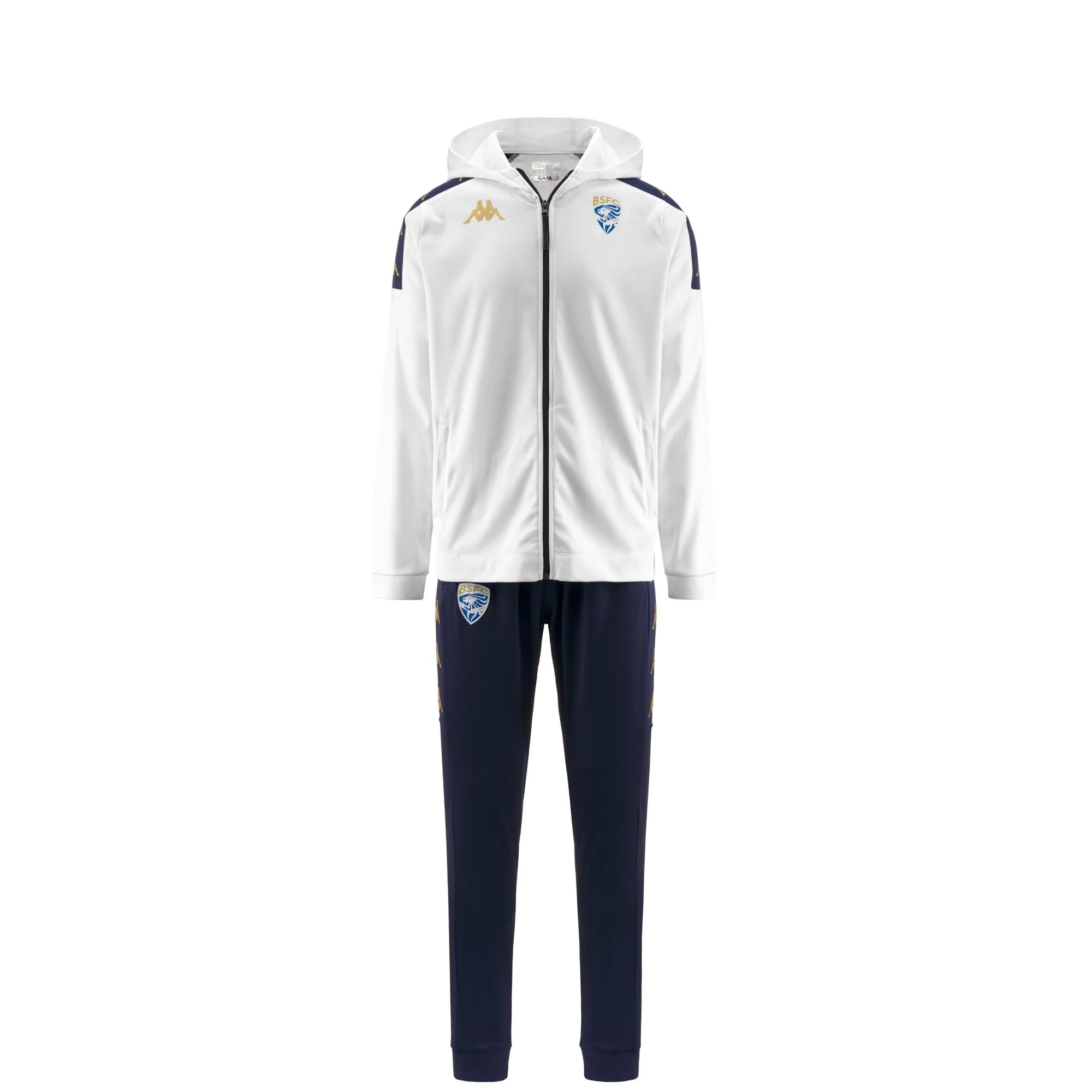 ALFRINS BRESCIA - Sport Suits - Tracksuit - Man - WHITE-BLUE MARINE