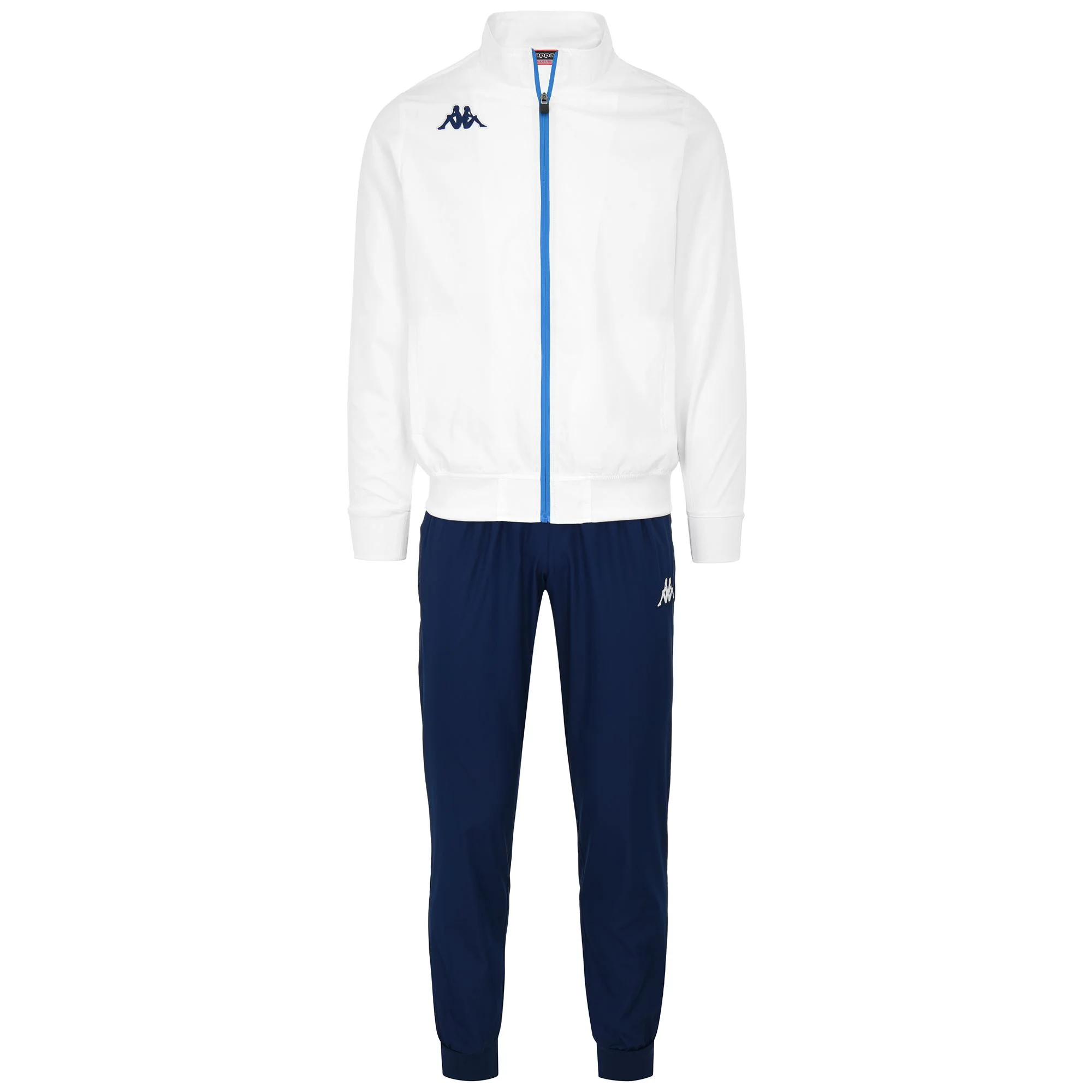 KAPPA4FOOTBALL NASTECO - Sport Suits - Tracksuit - Man - White-Blue Depths-Azure