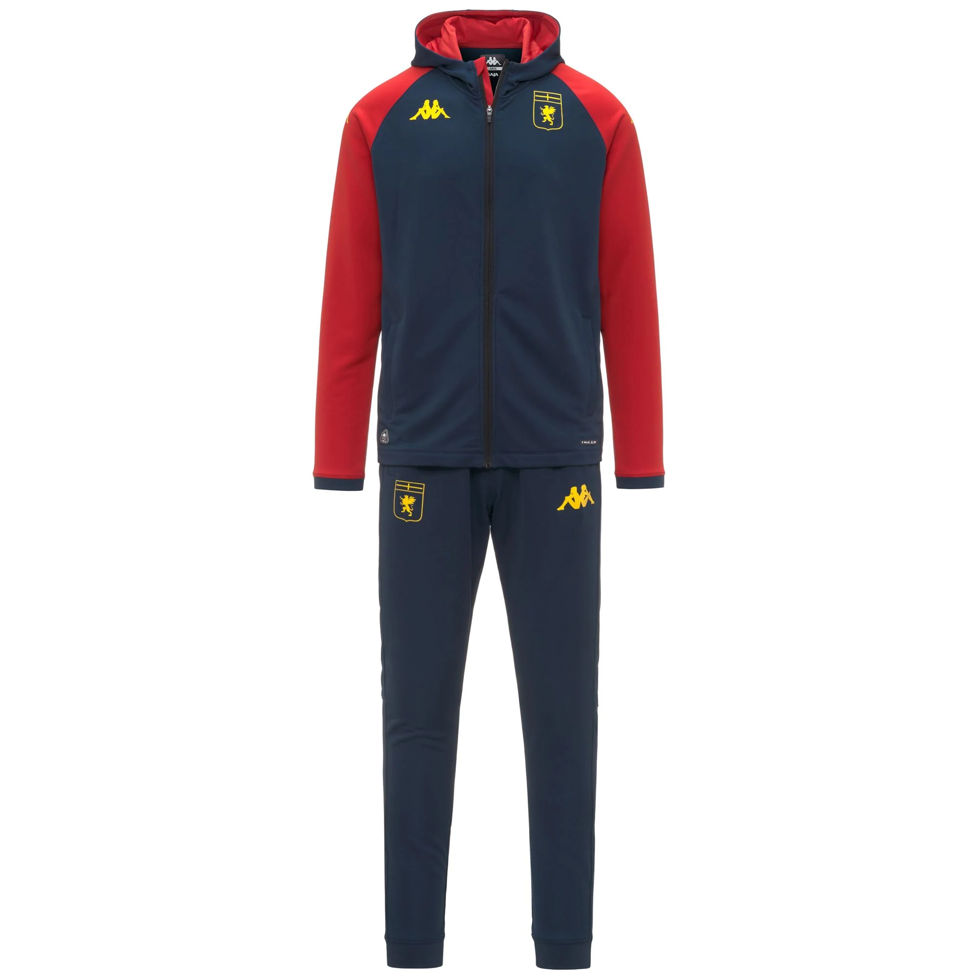 MOXANA PRO GENOA - Sport Suits - Tracksuit - Man - Blue Dk-Red Blaze