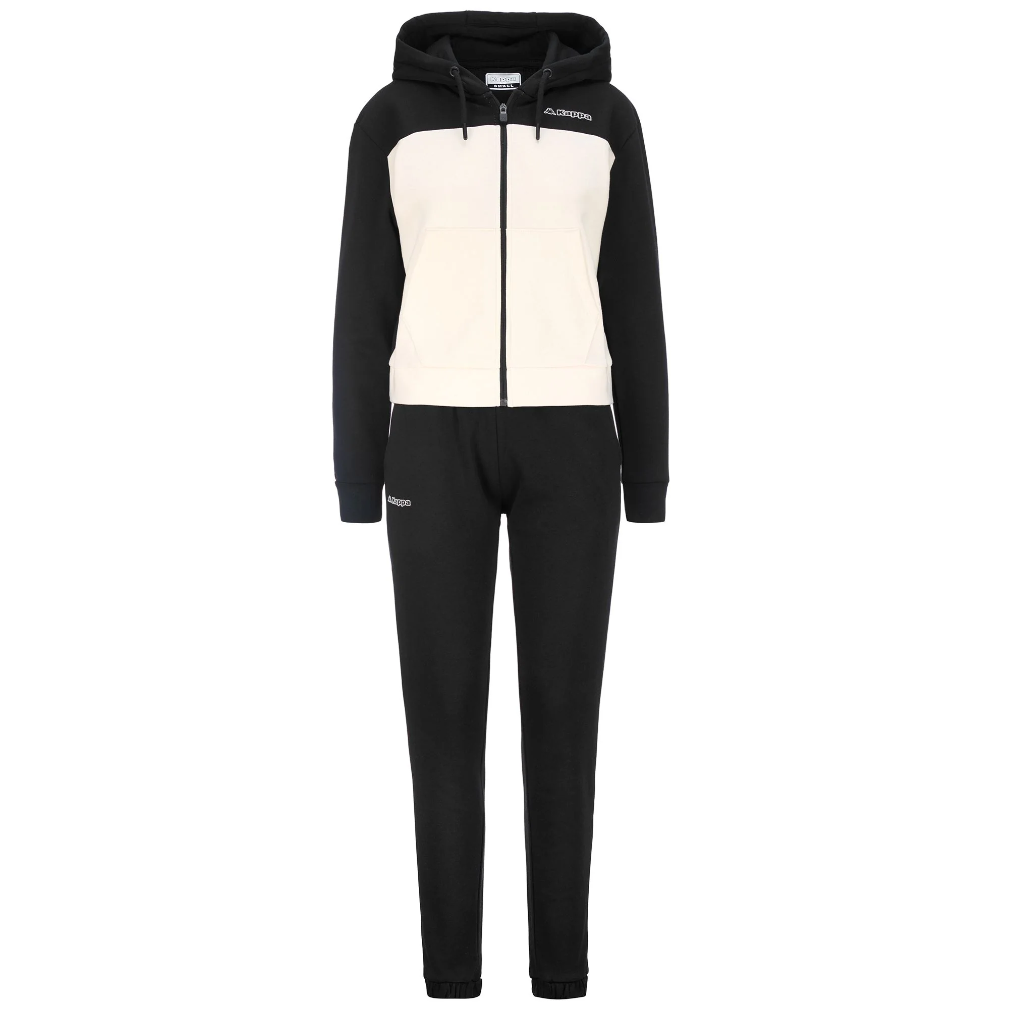 LOGO FESA - Sport Suits - Tracksuit - Woman - Black-White Whisper